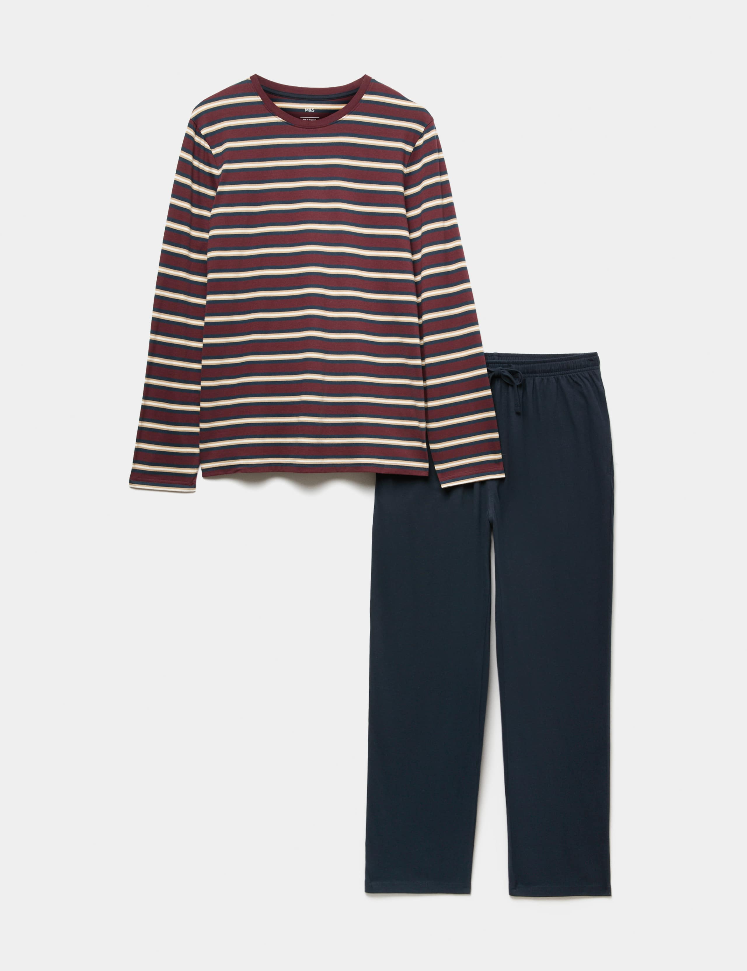 Pure Cotton Striped Pyjama Set