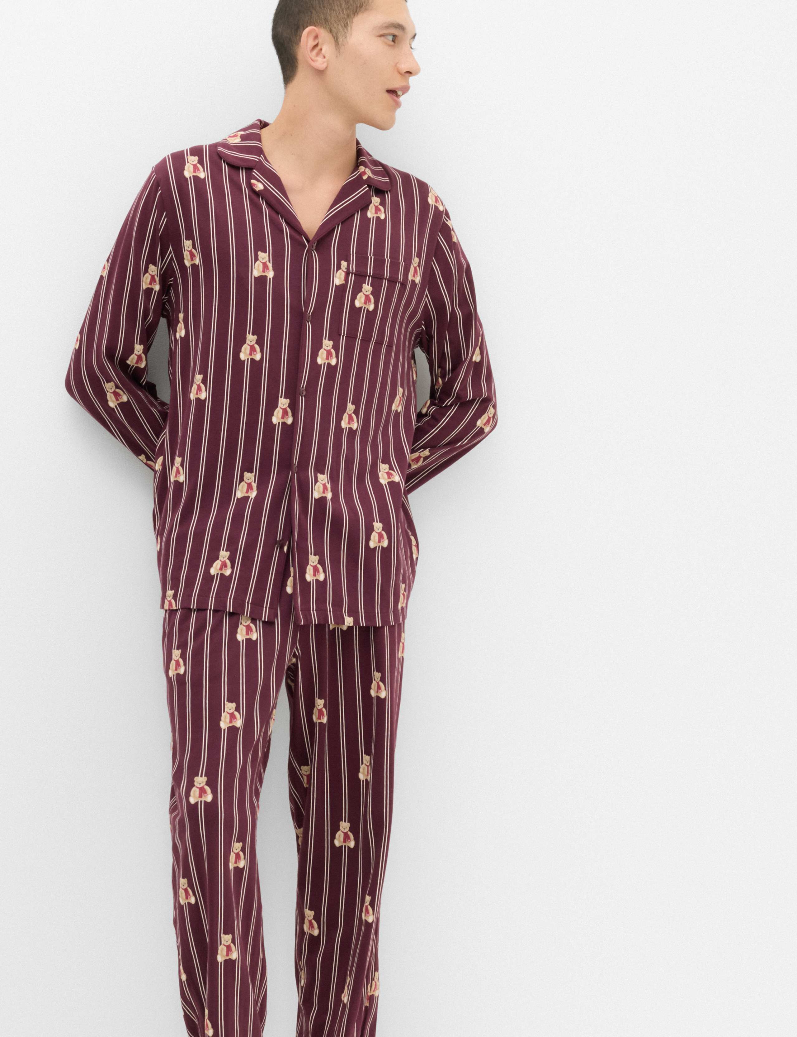 Spencer Bear™ Striped Christmas Family Pyjamas