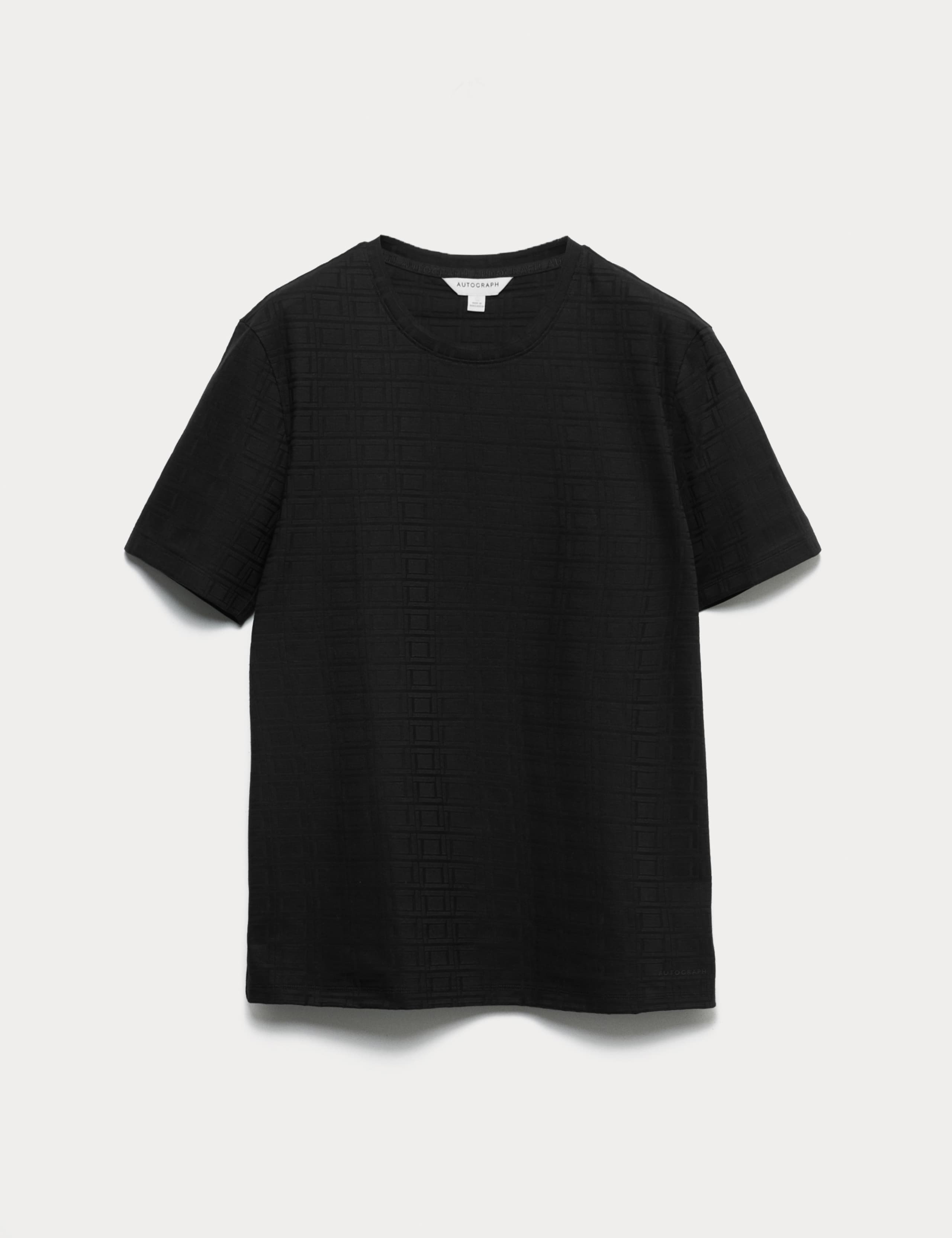 Supima® CottonRich Stretch Jacquard T Shirt