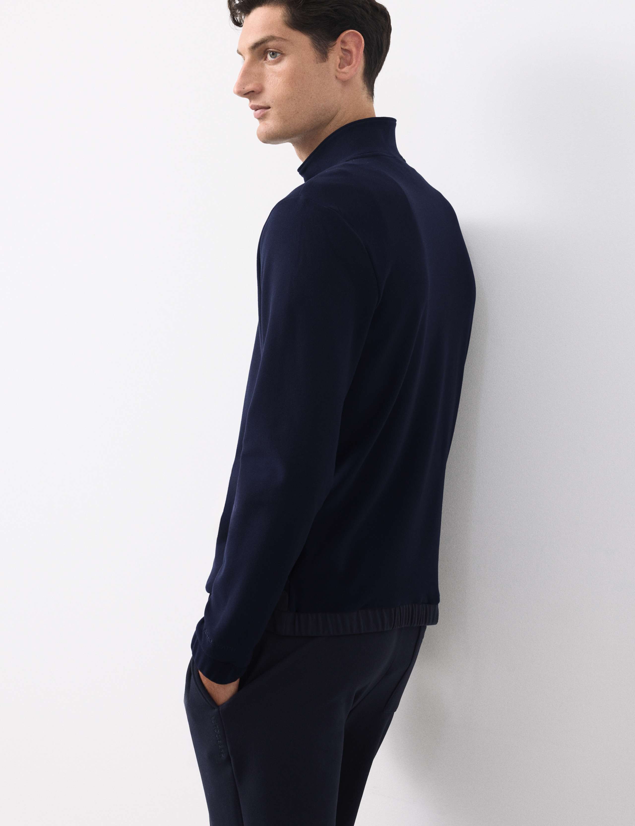 Luxury Fleece Half Zip Loungewear Top