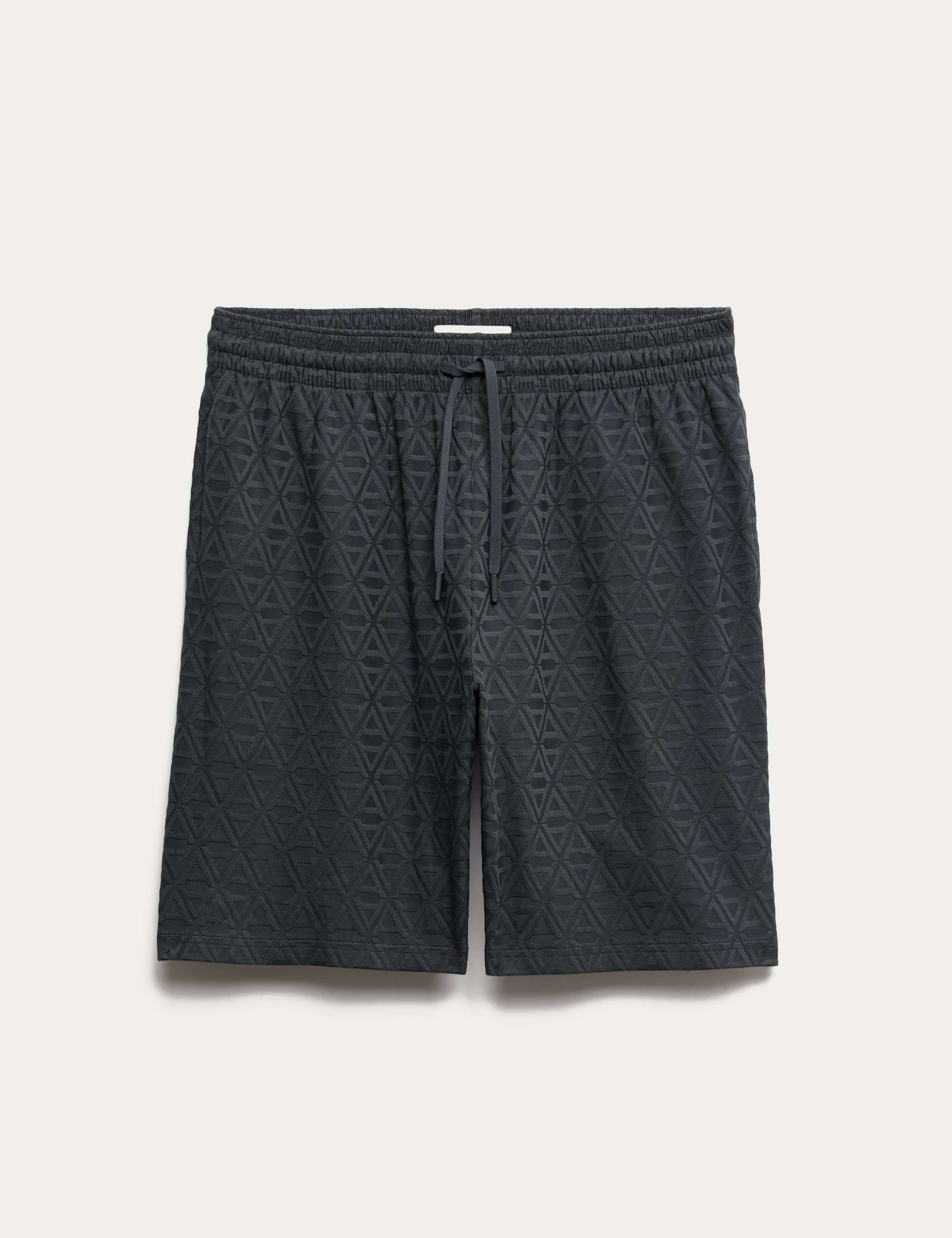Cotton Rich Jacquard Pyjama Shorts