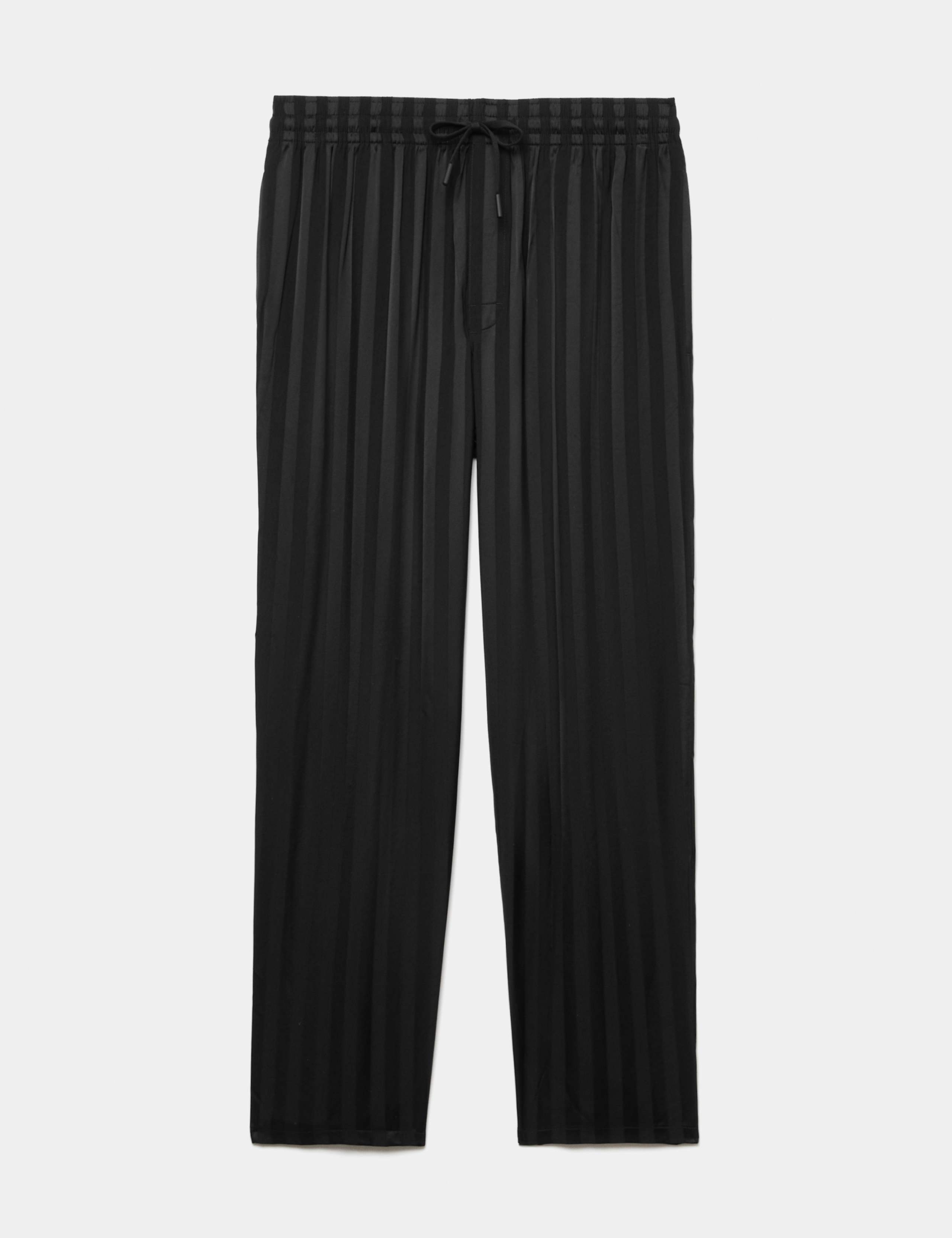 Satin Striped Woven Pyjama Bottoms