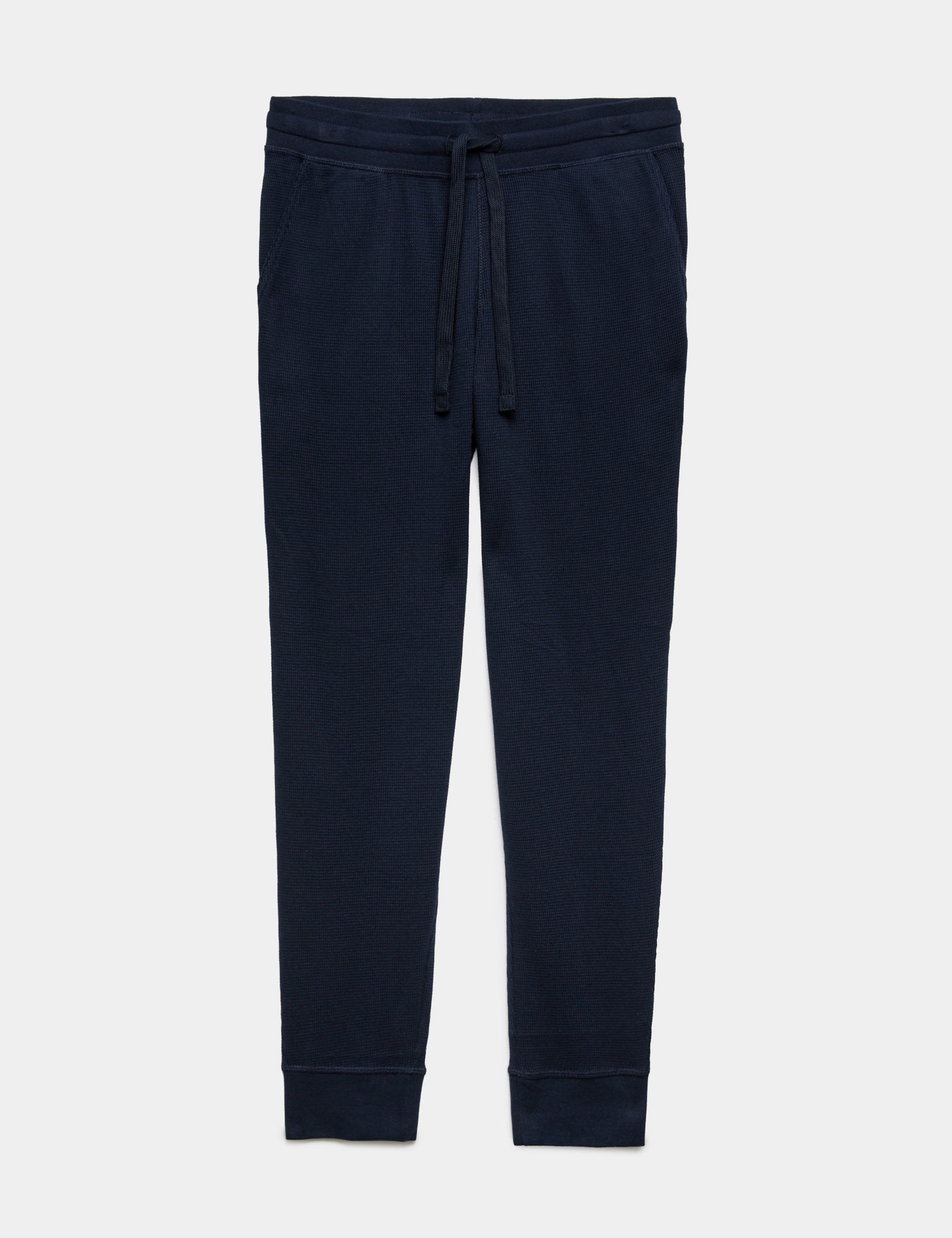 Pure Cotton Waffle Loungewear Bottoms