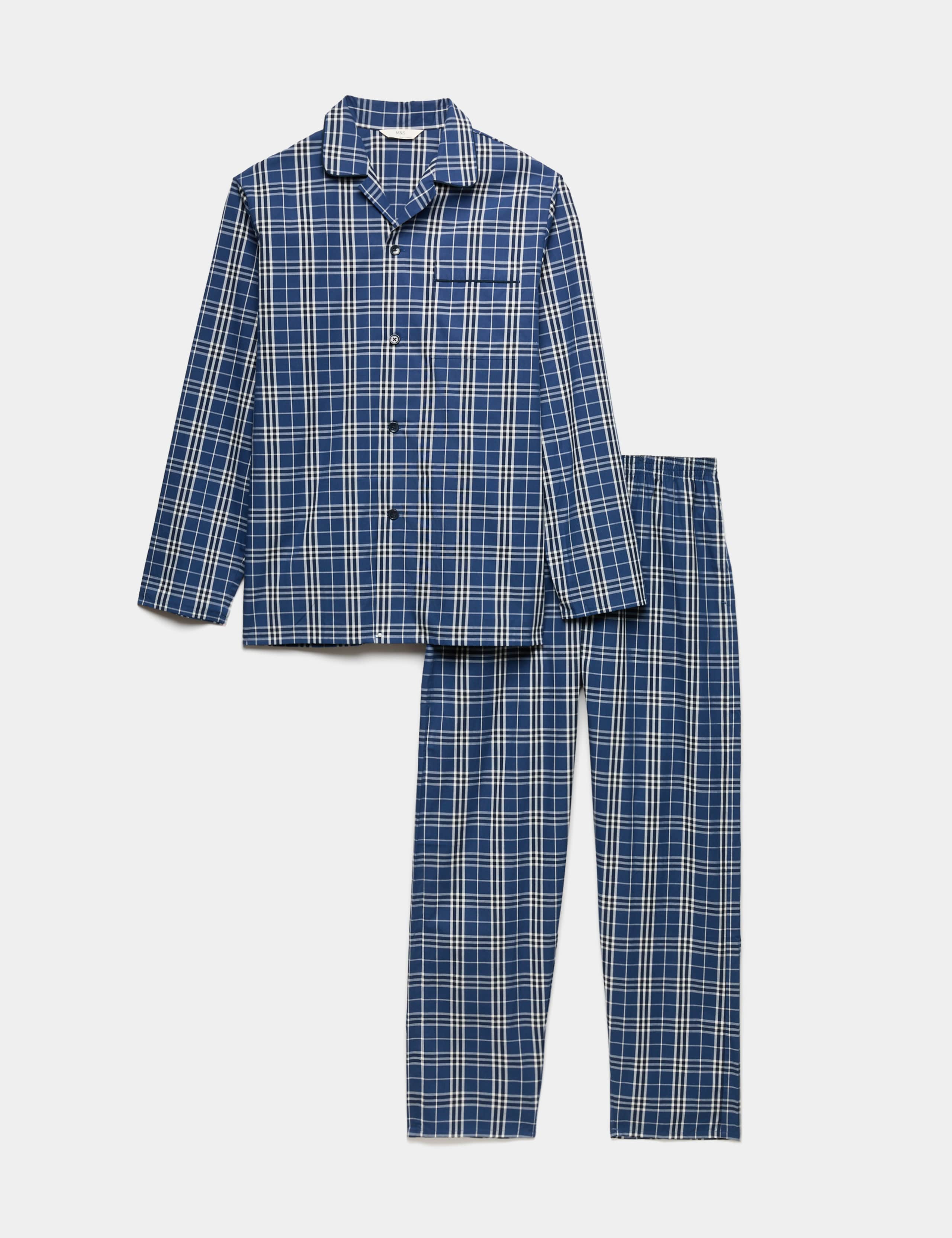 Pure Cotton Checked Pyjama Set