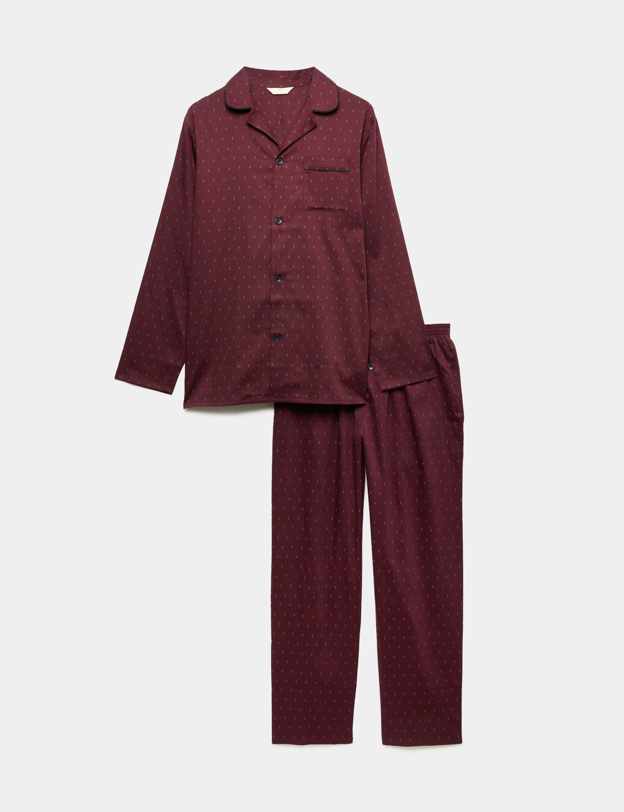 Pure Cotton Foulard Print Pyjama Set