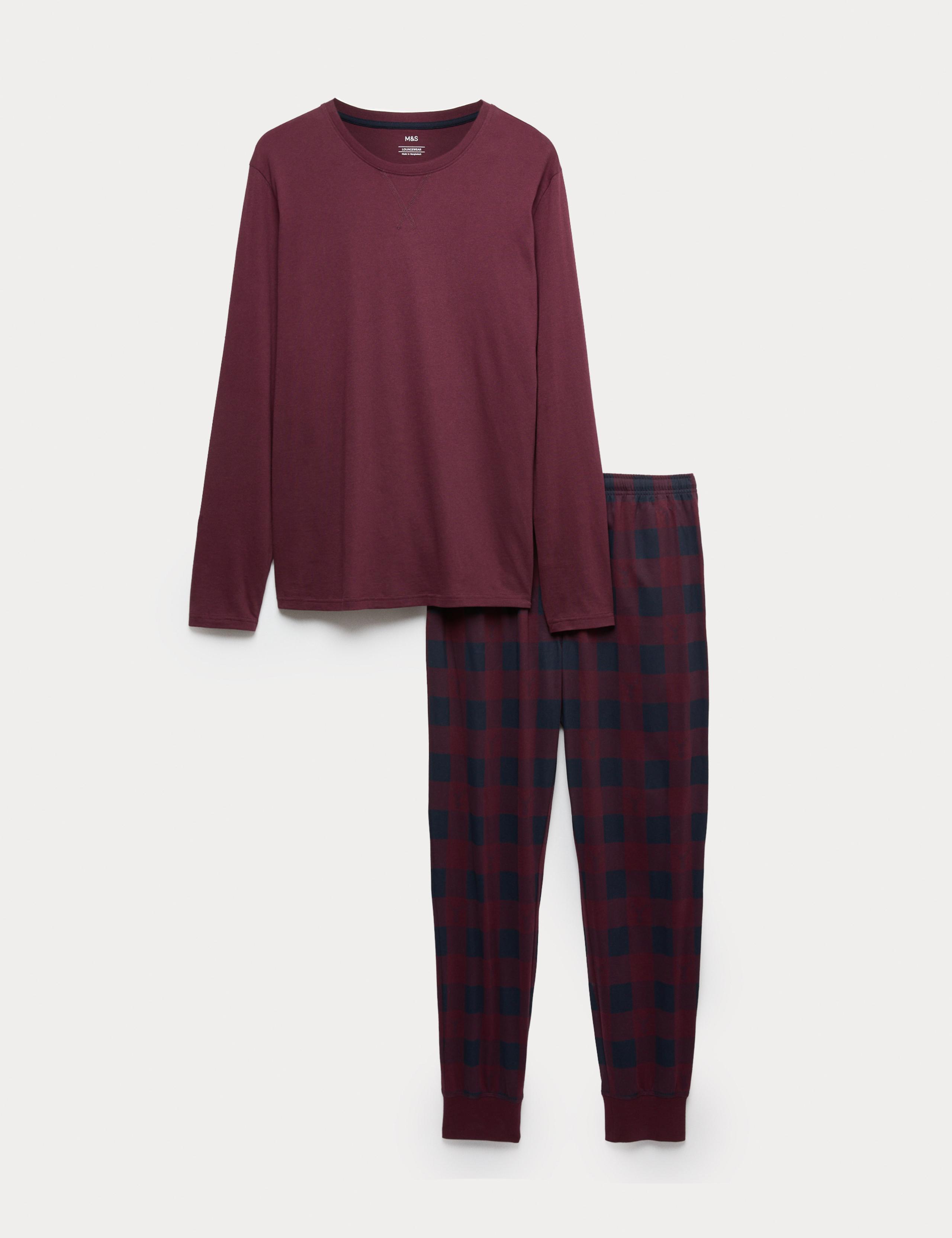 Pure Cotton Christmas Pyjama Joggers