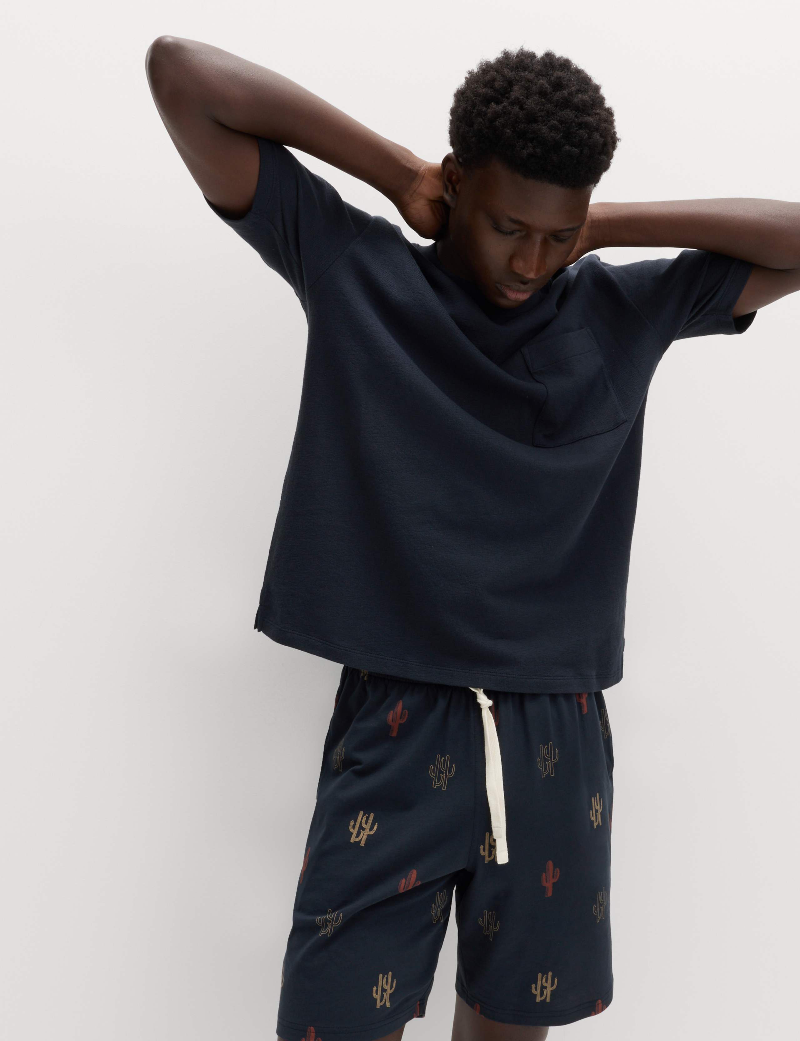 Pure Cotton Cactus Print Pyjama Set