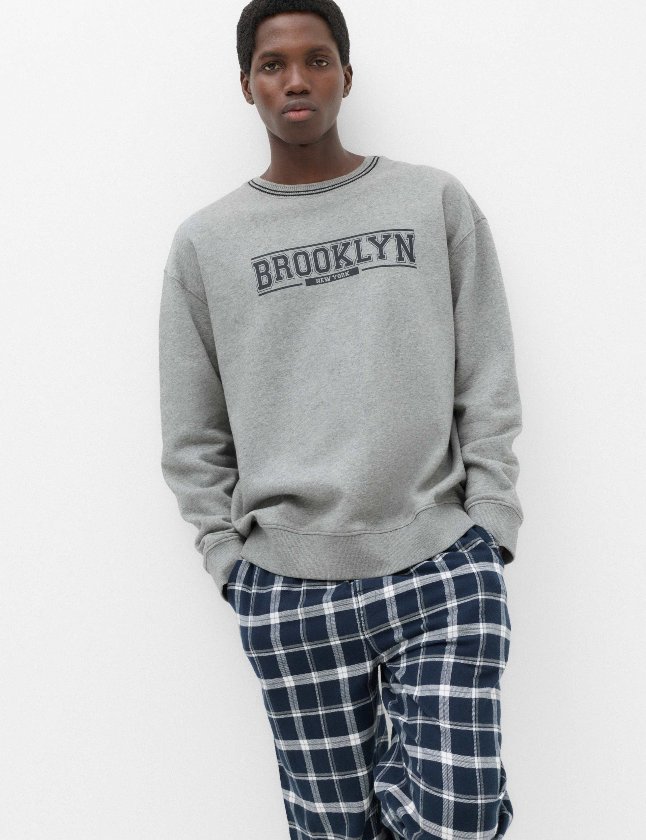 Cotton Rich Loungewear Sweatshirt