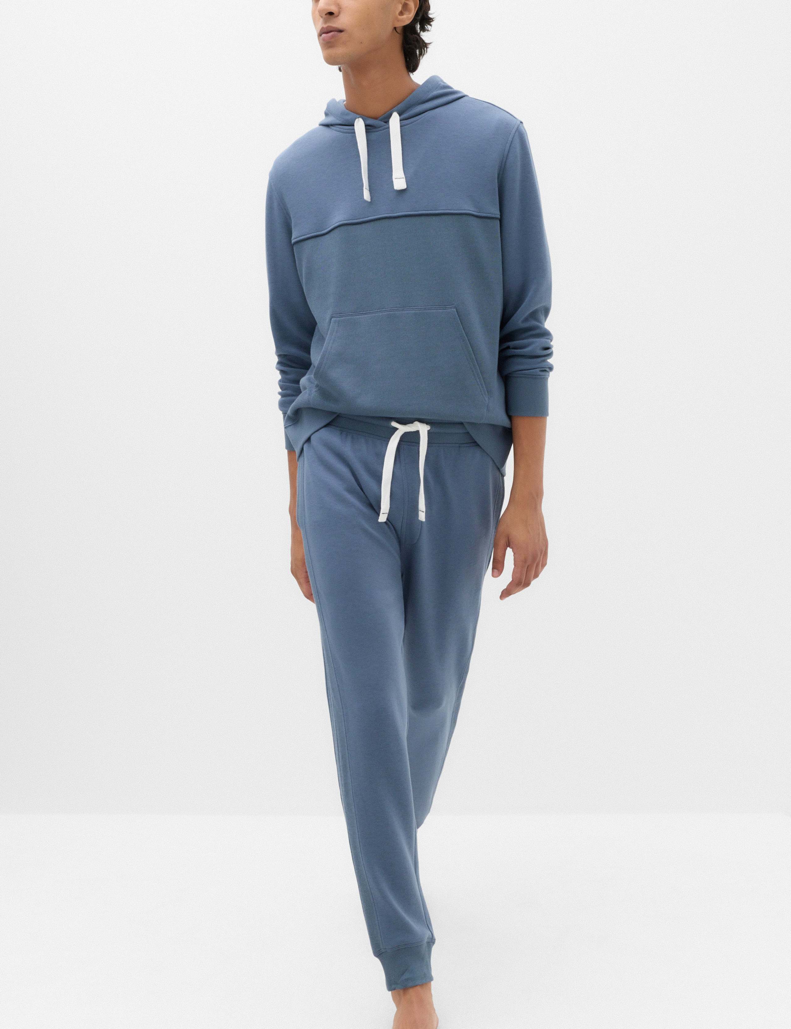 Cotton Rich Ribbed Cuffed Joggers