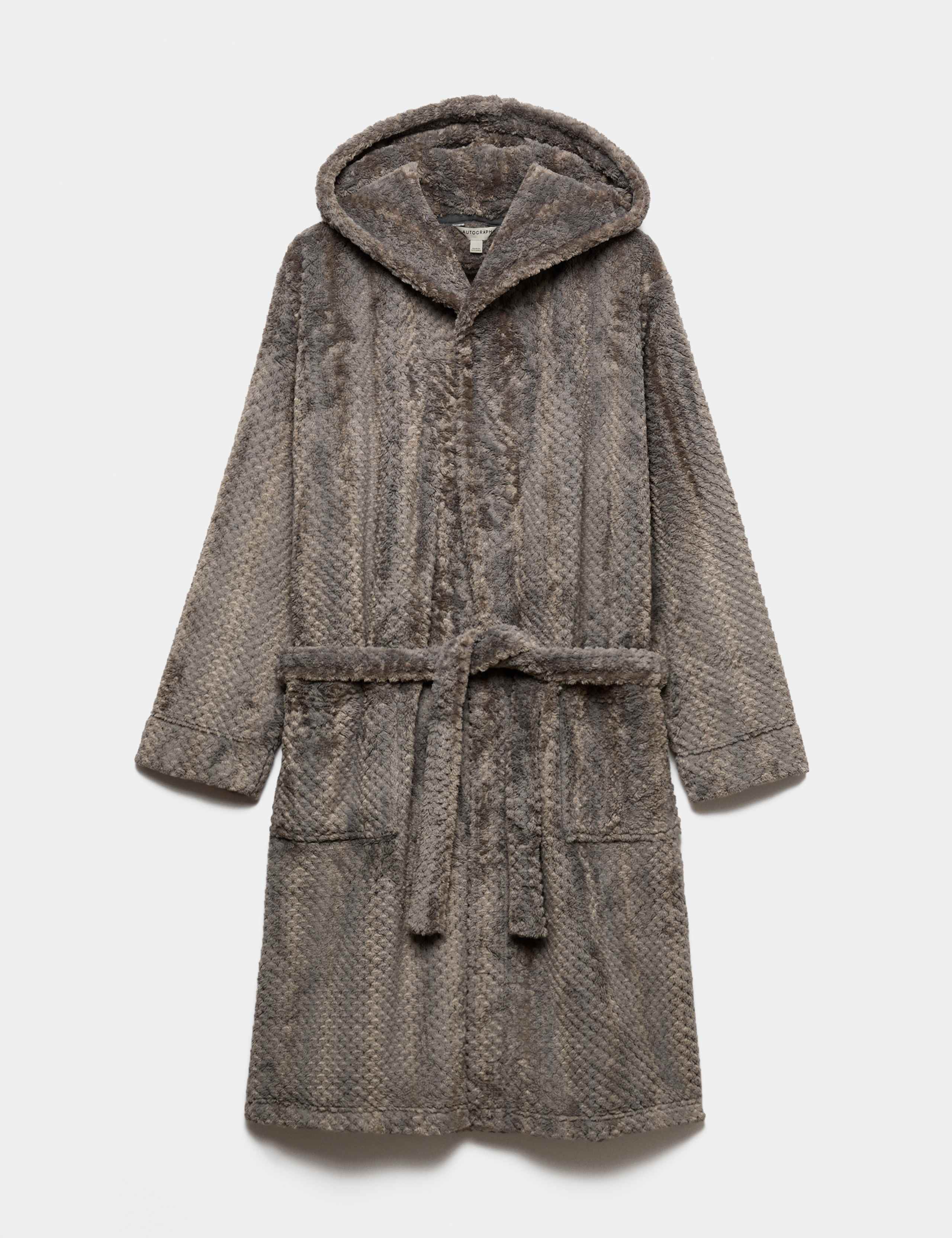 Fleece Textured Dressing Gown