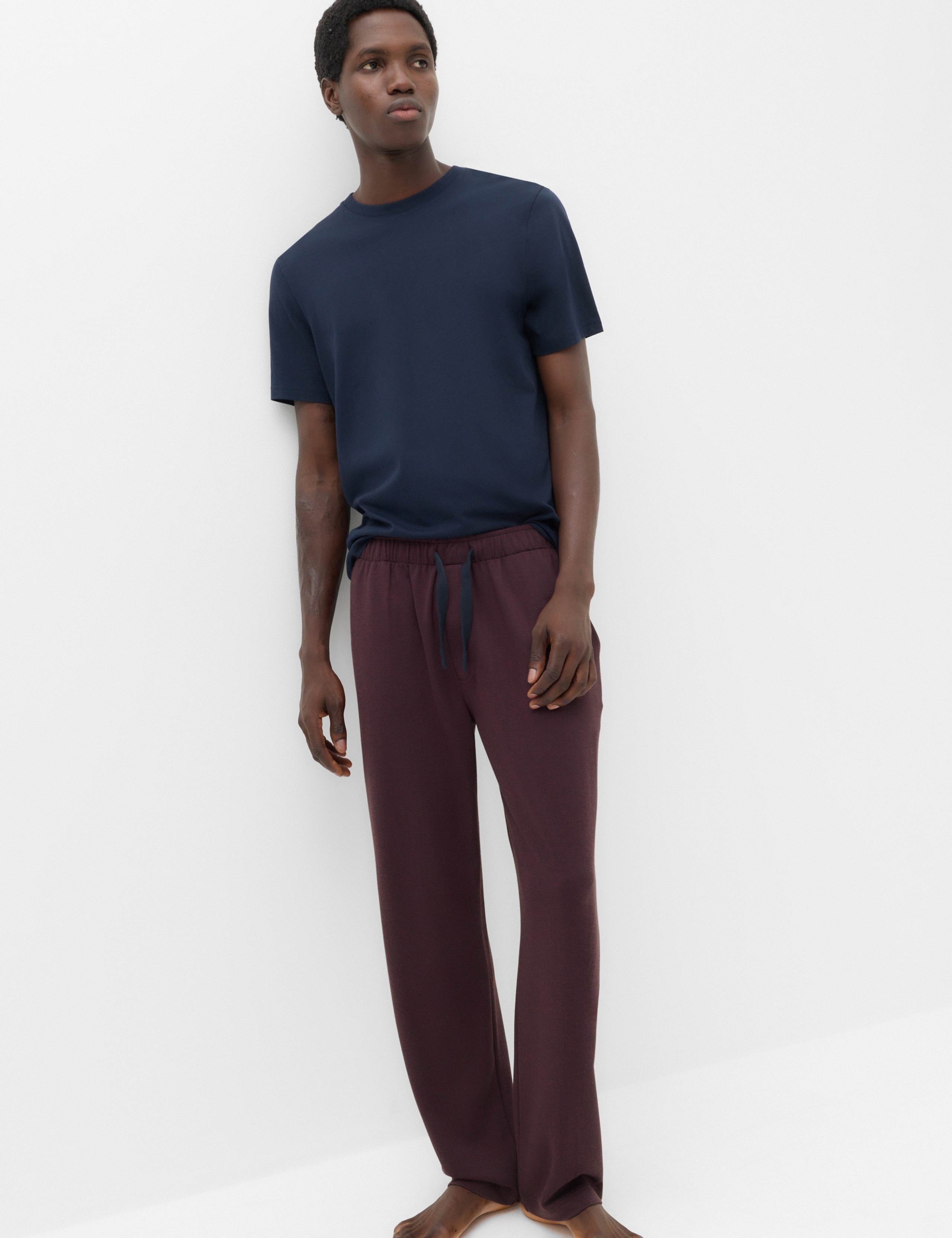 Herringbone Loungewear Bottoms