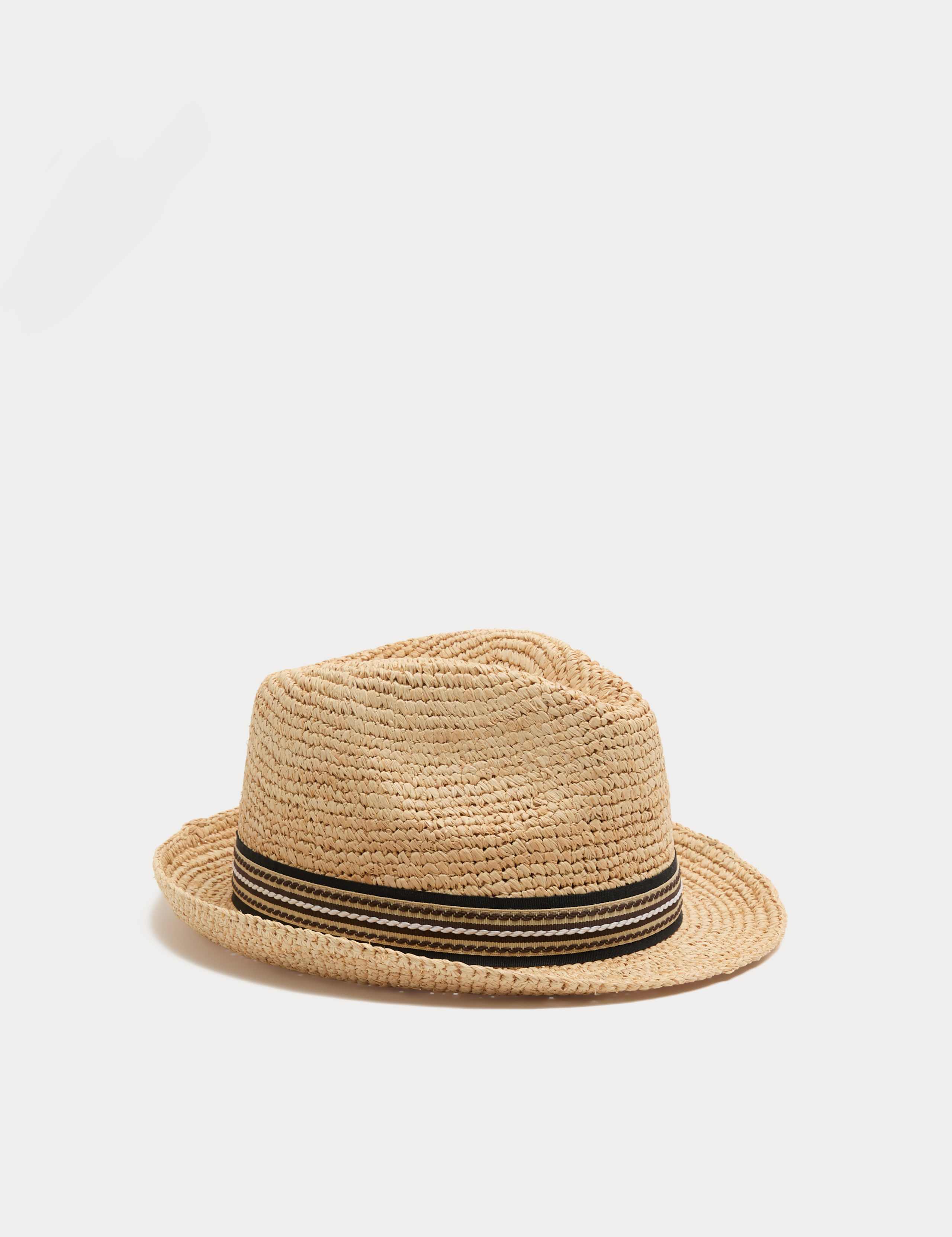 Straw Mid Brim Hat