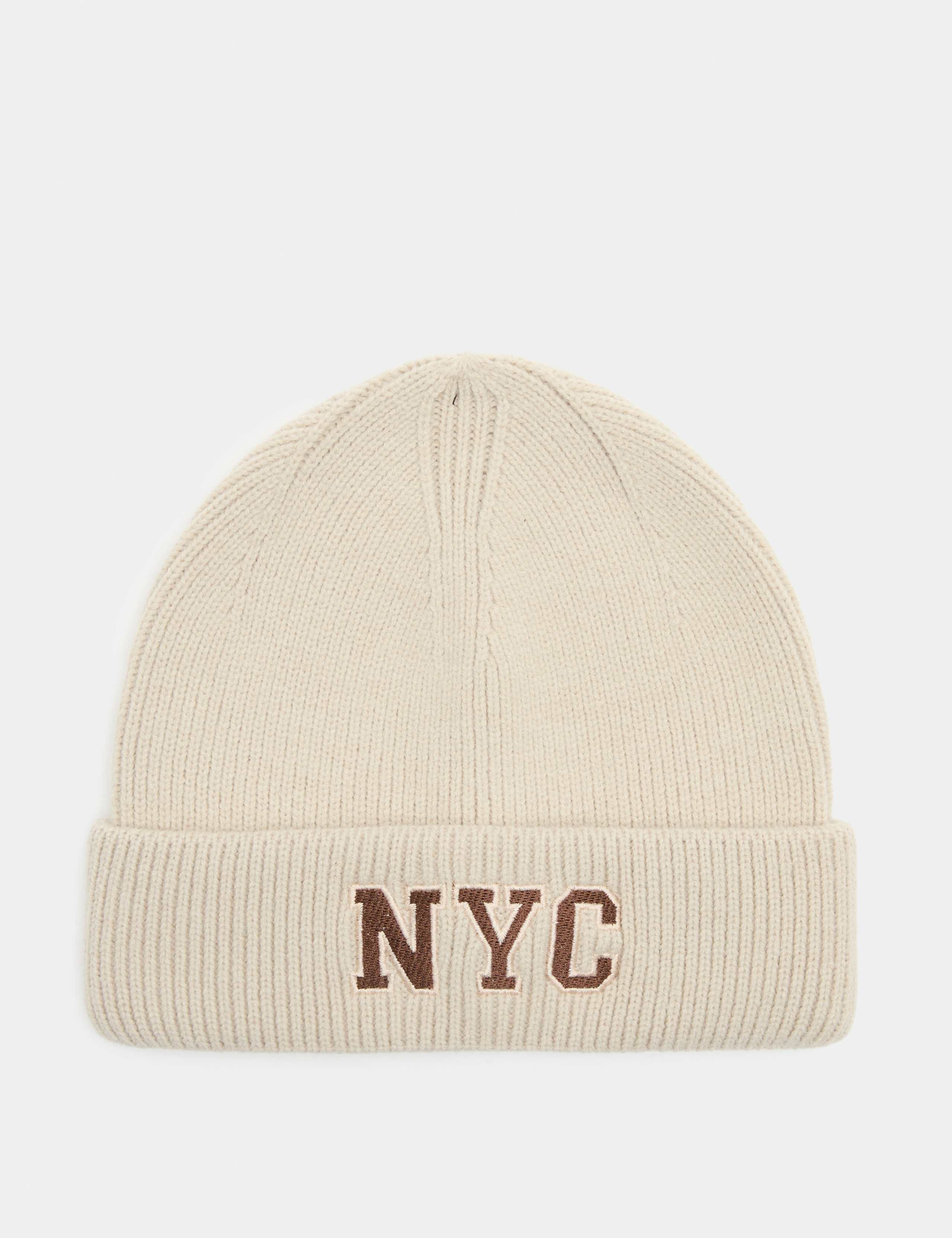 Embroidered NYC Beanie Hat