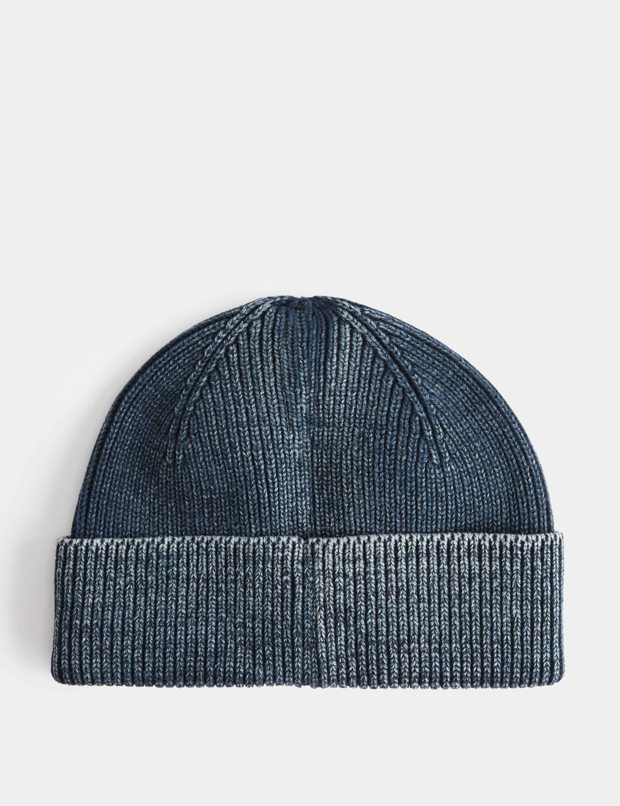 Short Washed Cotton Rich Beanie Hat