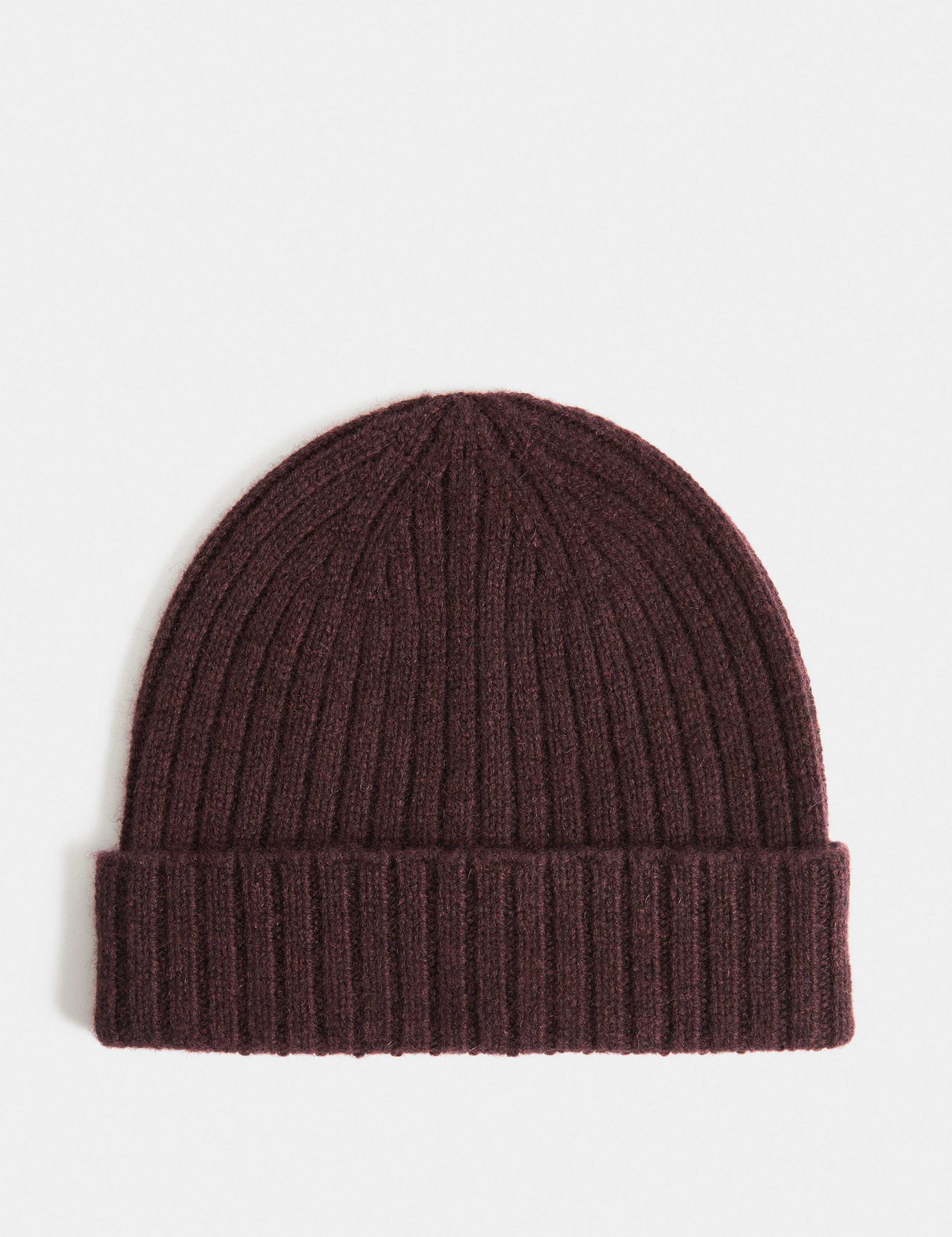 Pure Cashmere Knitted Beanie Hat
