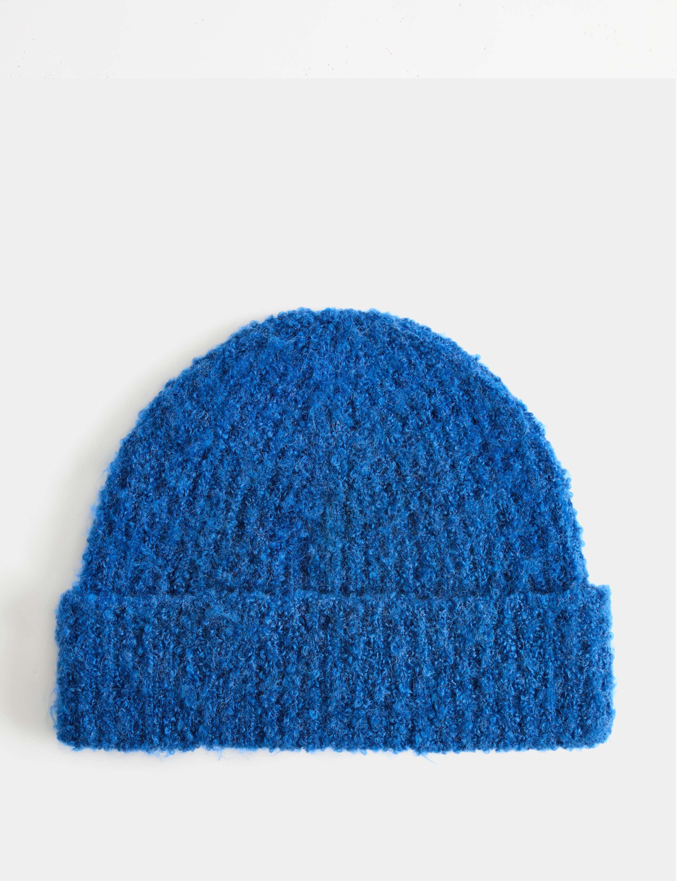 Textured Beanie with Wool