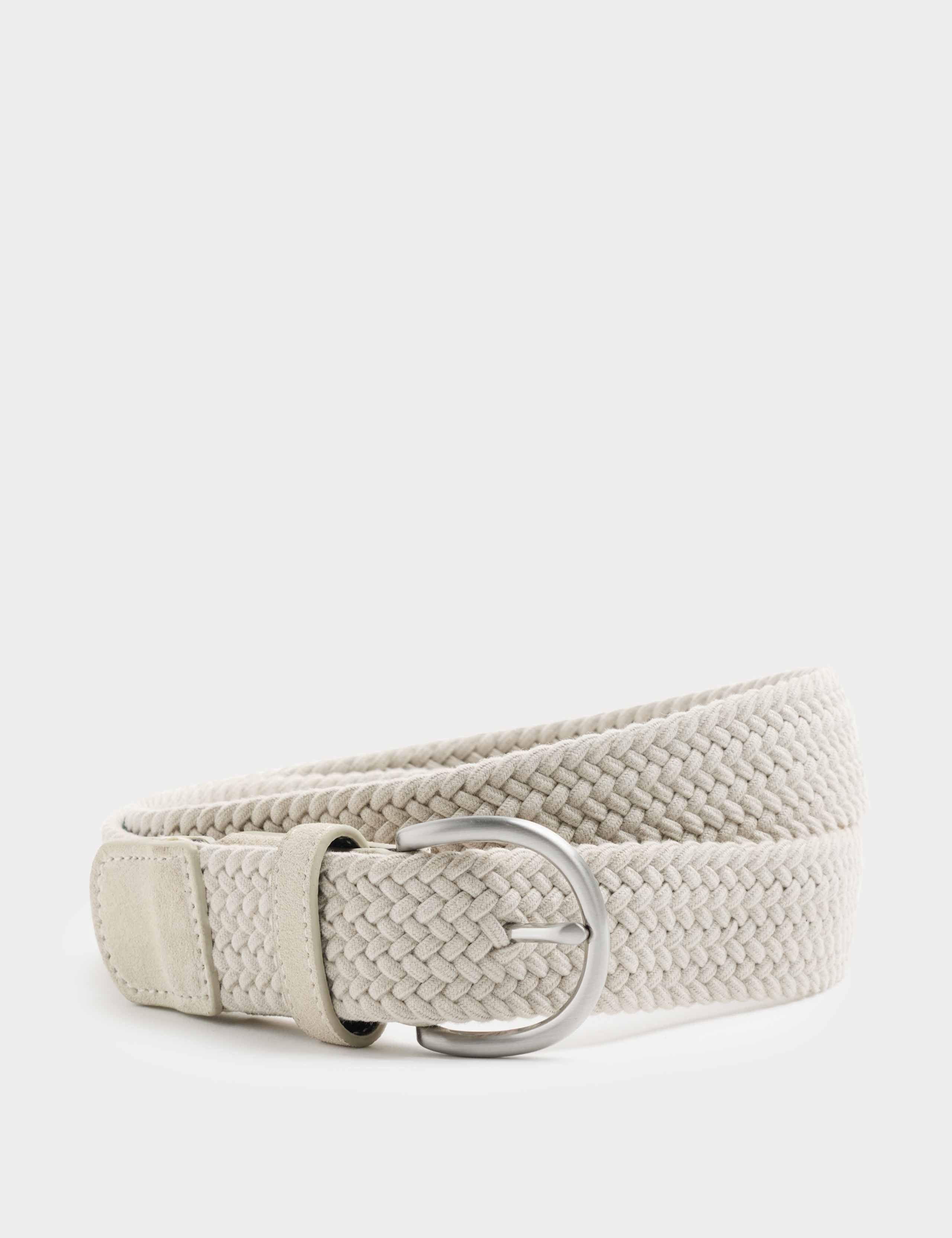 Suede Stretch Web Woven Belt