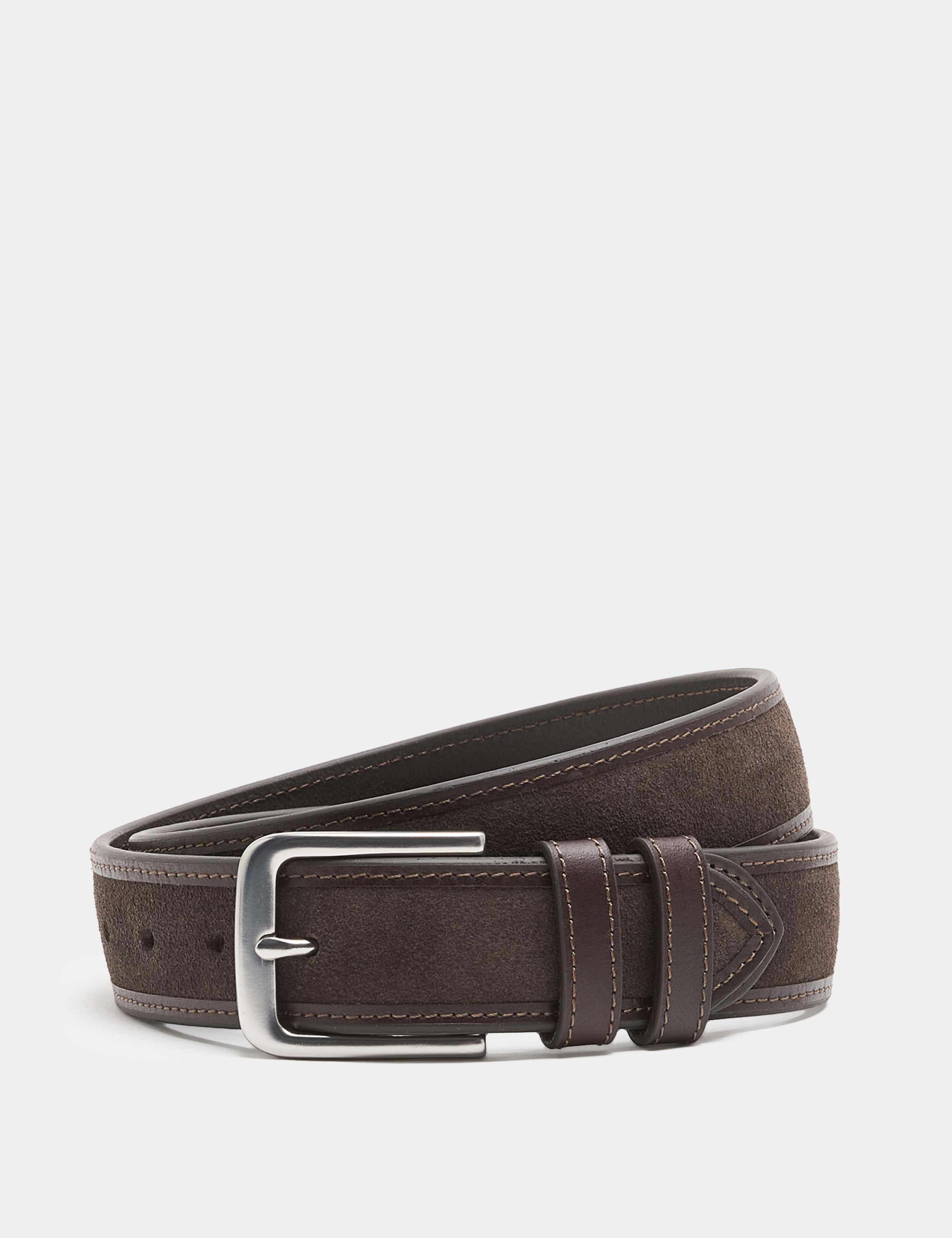 Textured Leather Belt