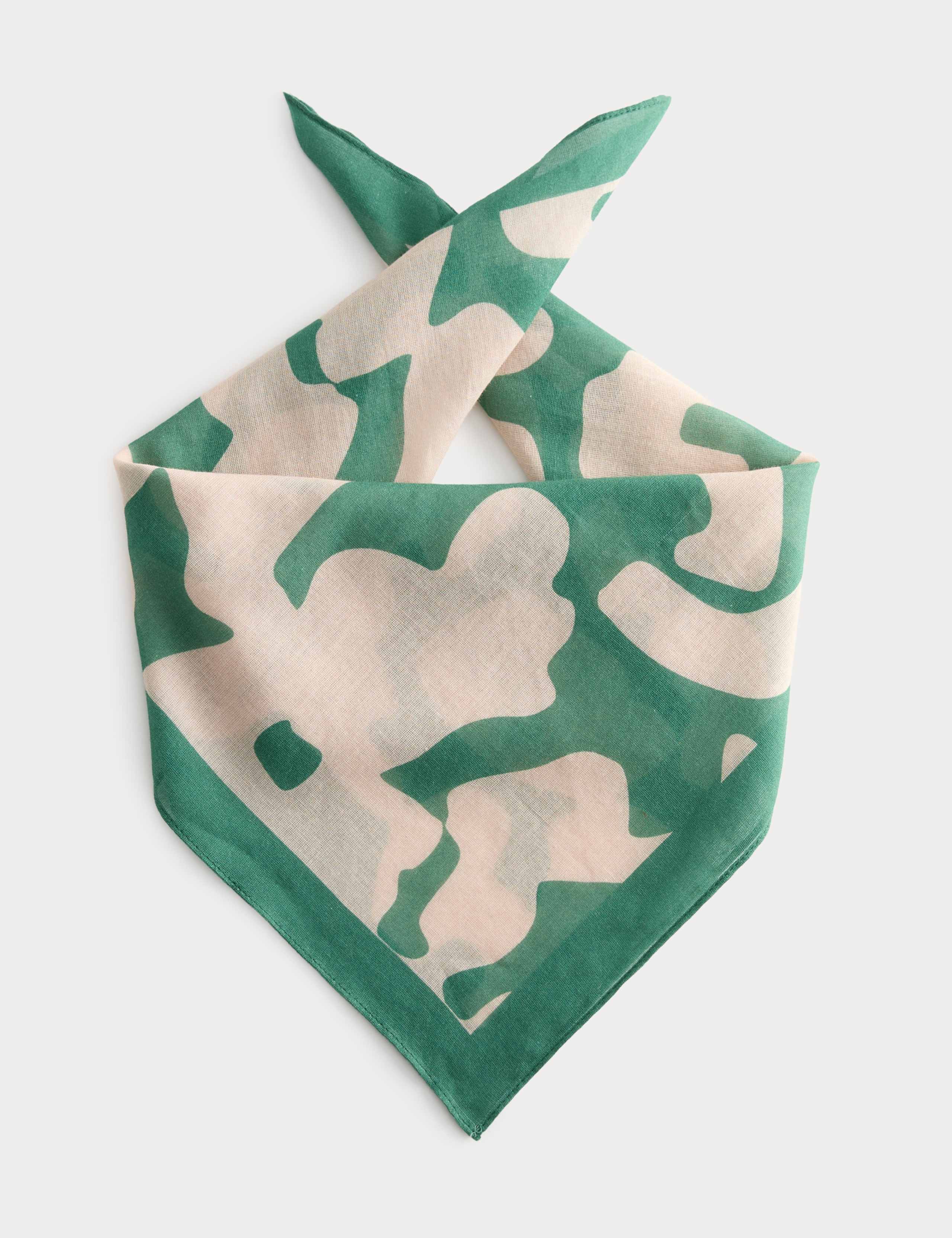Pure Cotton Patterned Bandana