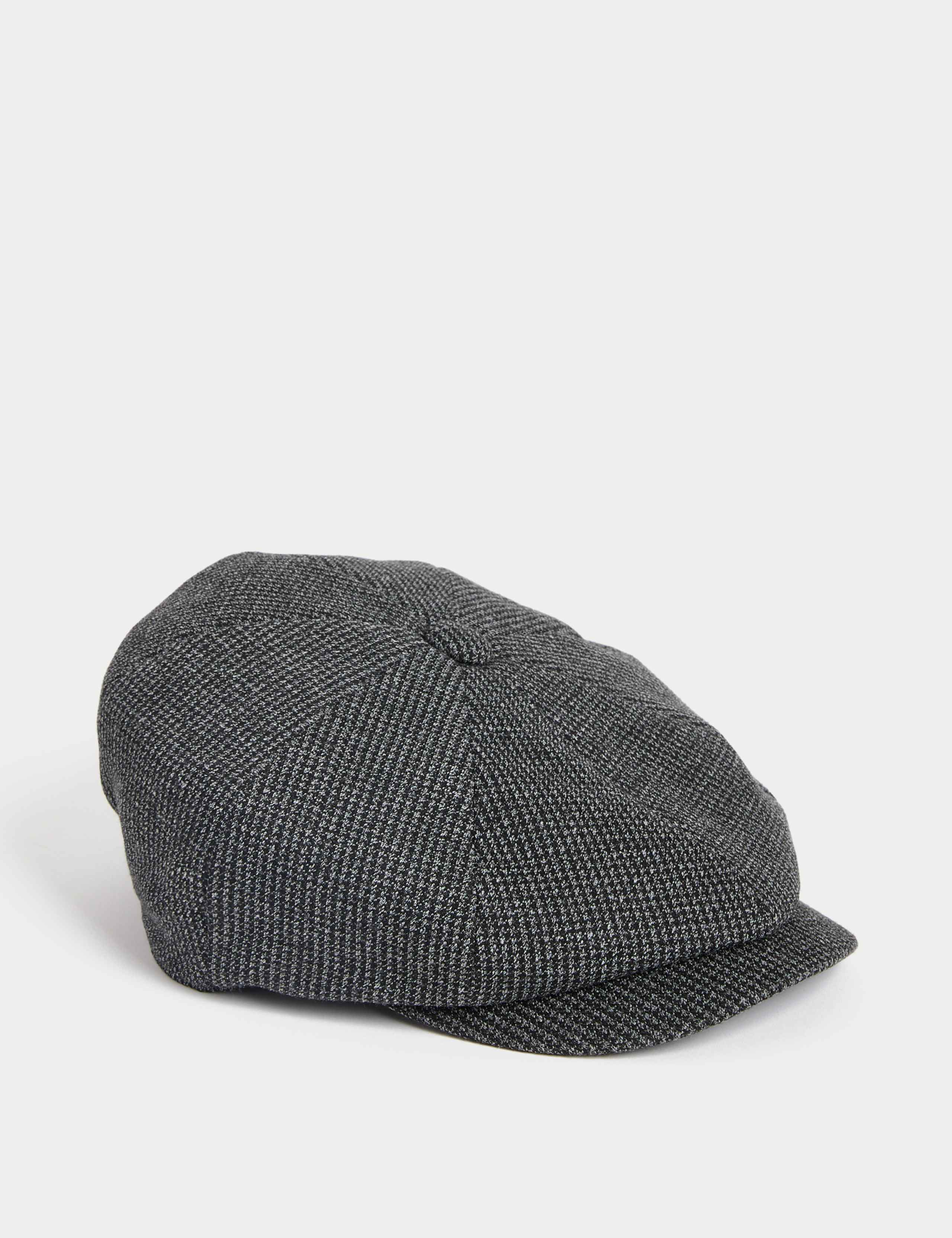 Dogstooth Baker Boy Hat