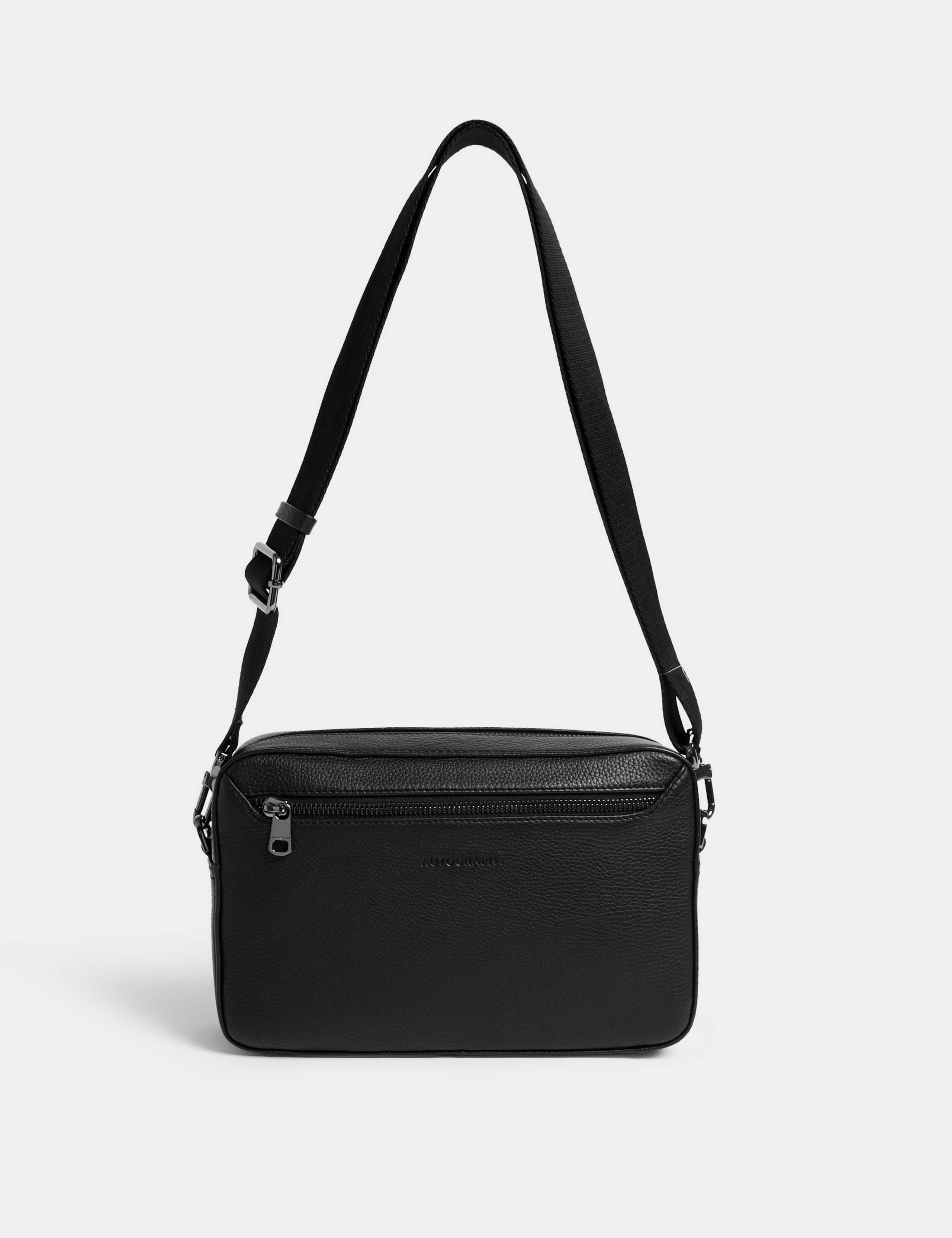 Leather Pebble Grain Cross Body Bag