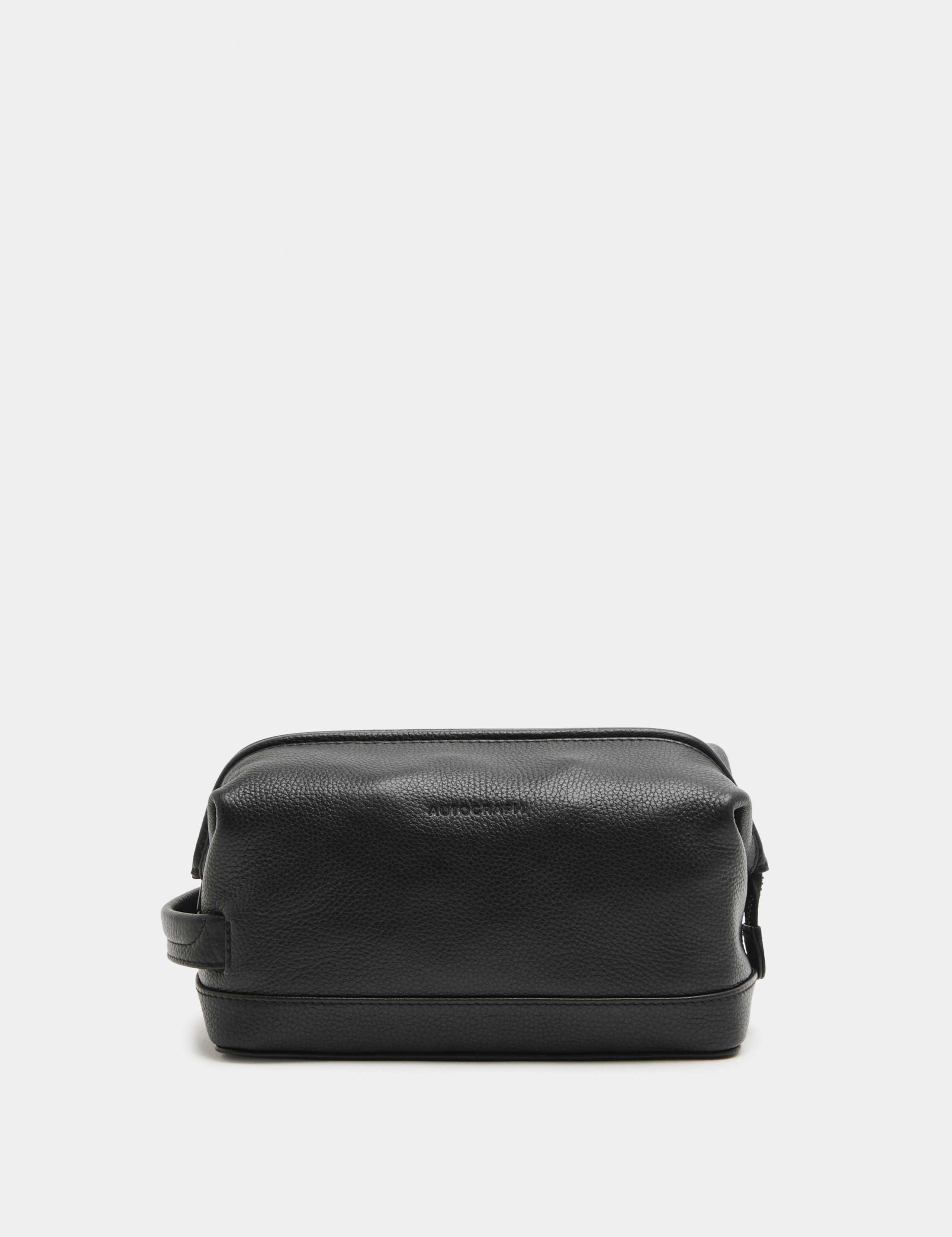 Leather Pebble Grain Washbag