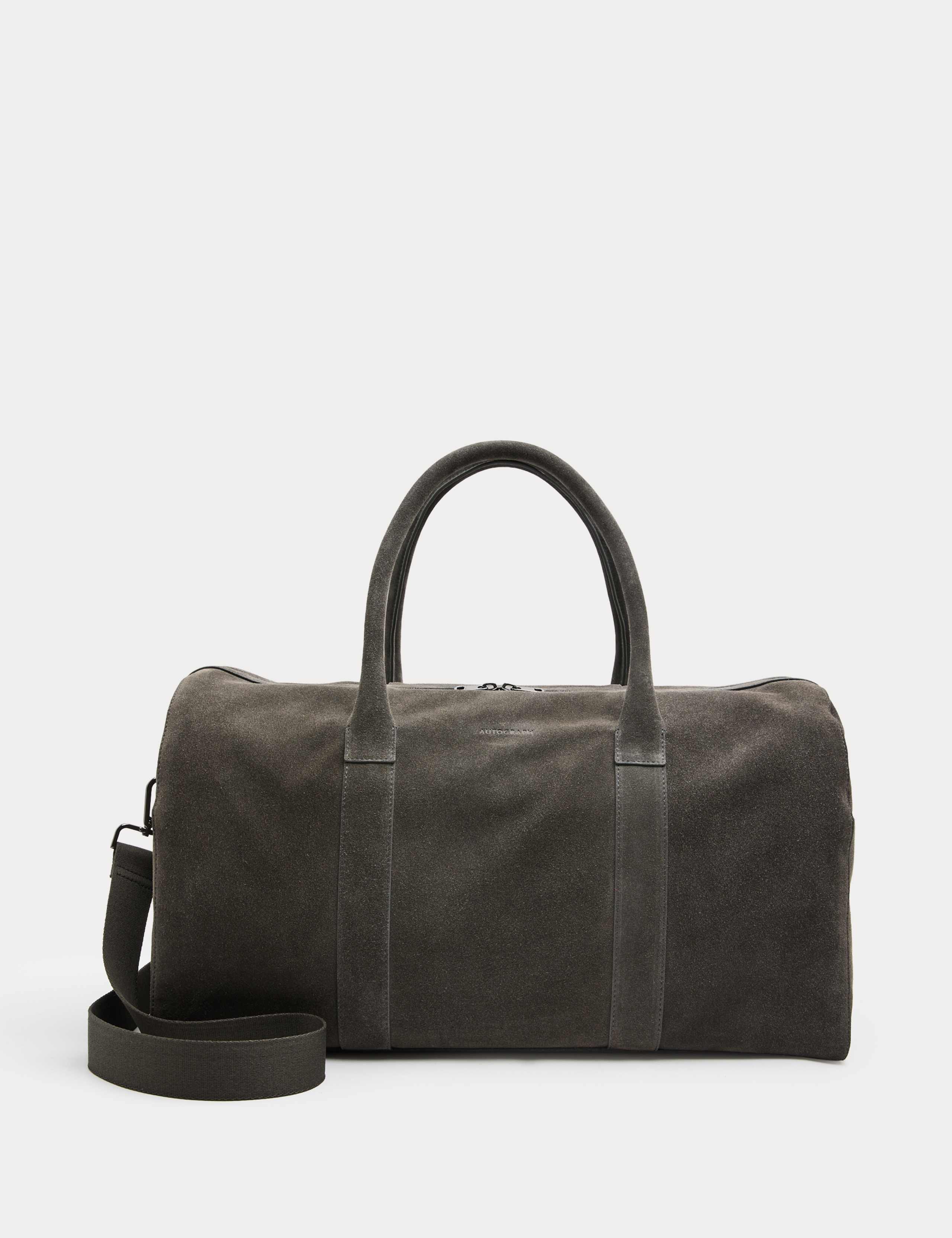 Suede Weekend Bag