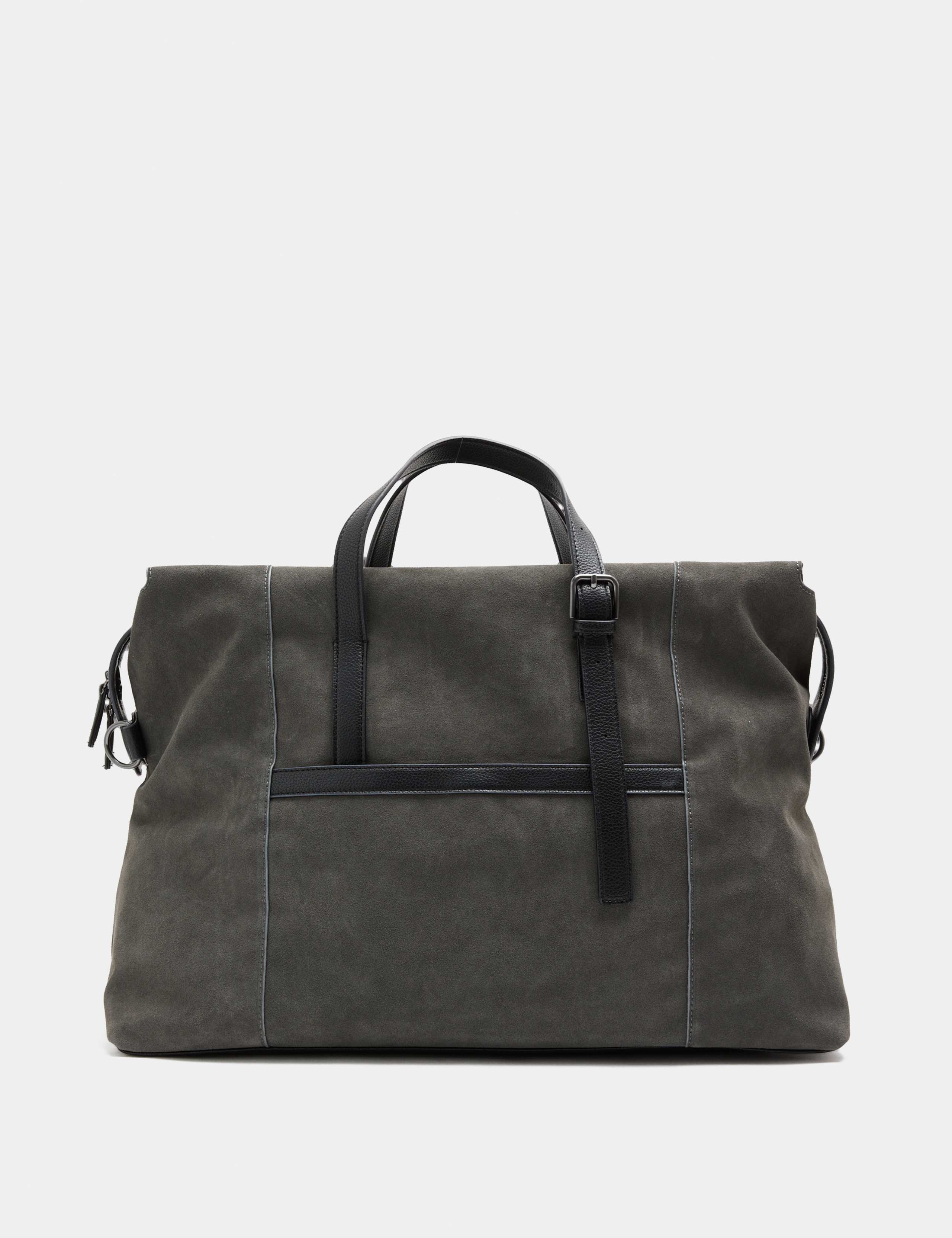 Suede Weekend Bag
