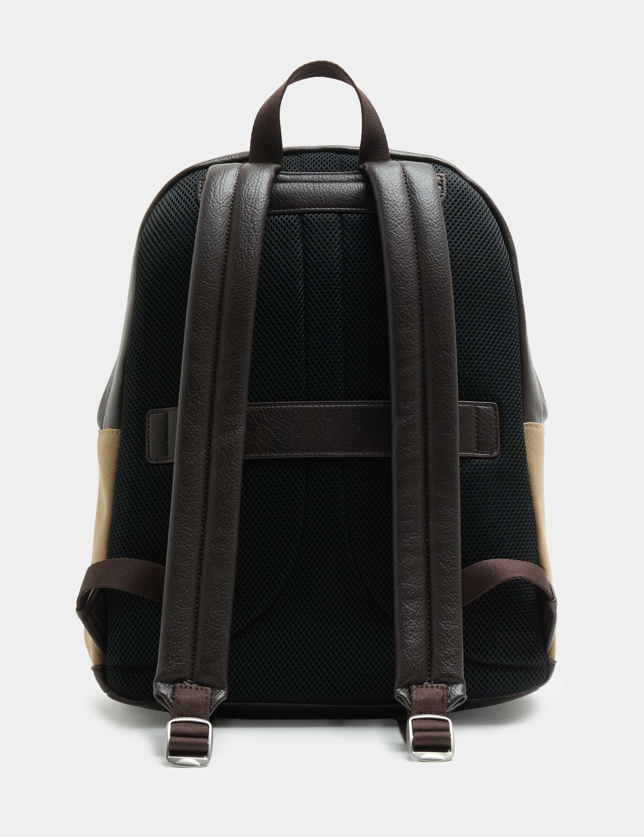 Textured Twill Mix Backpack