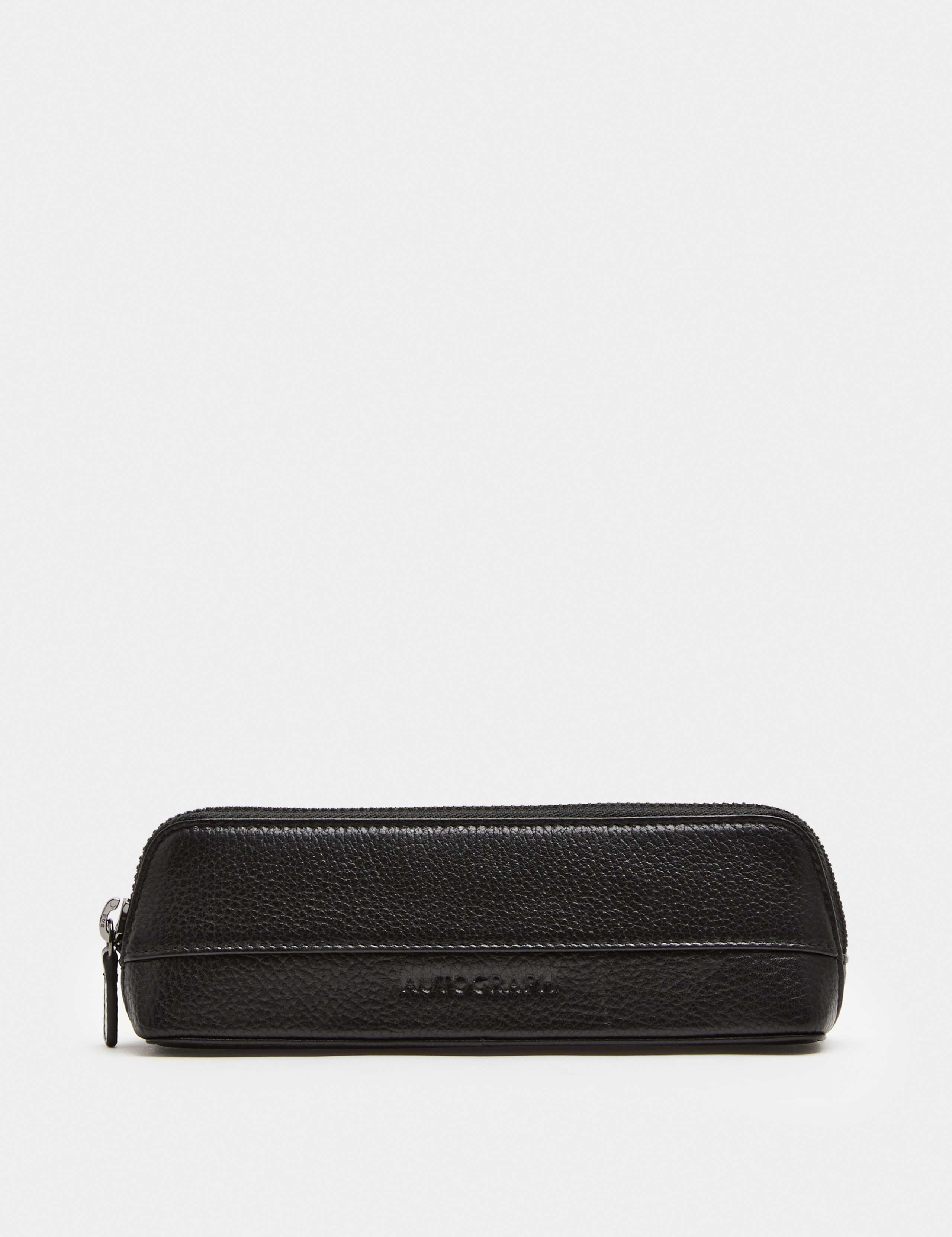 Leather Zip Pencil Case