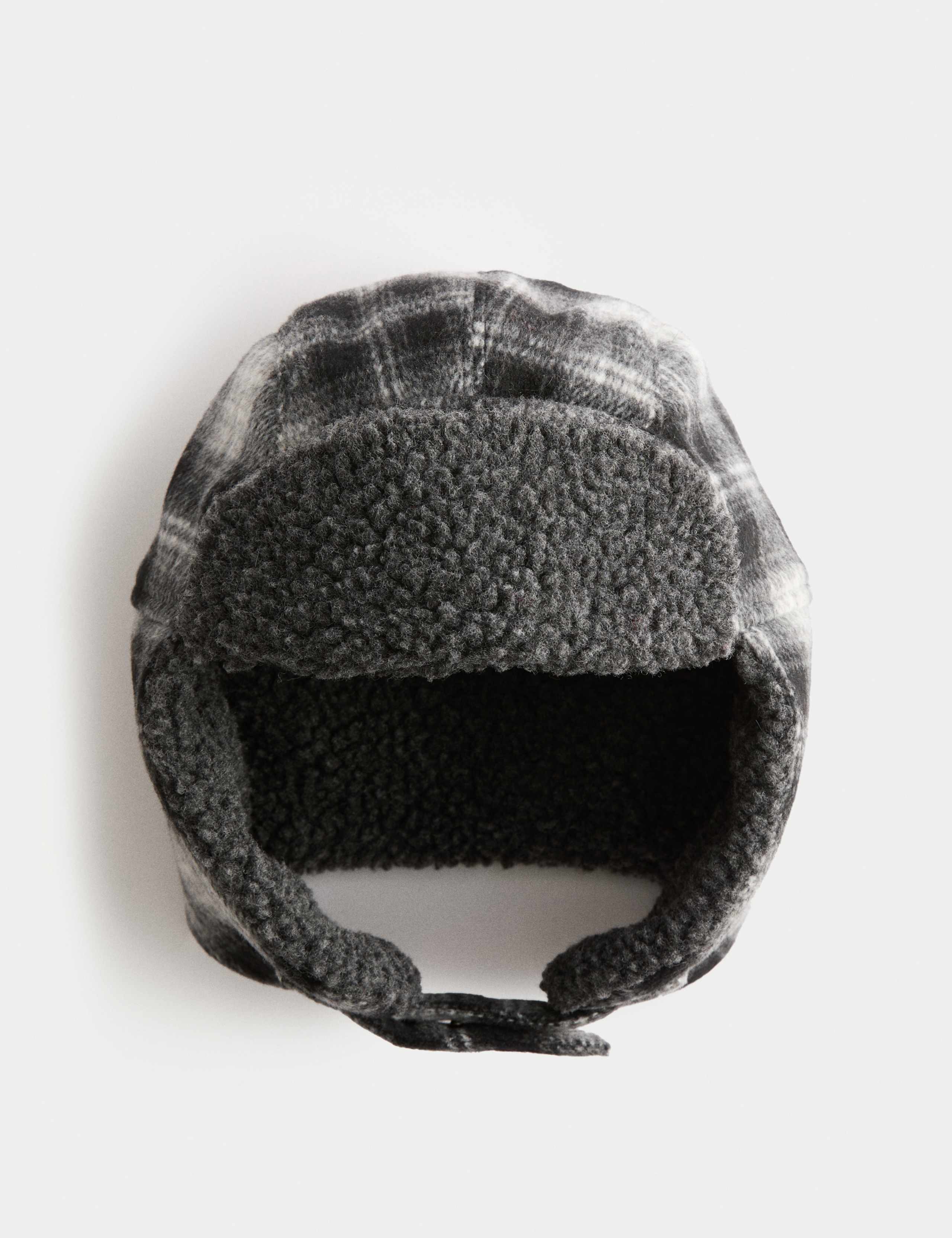 Checked Trapper Hat