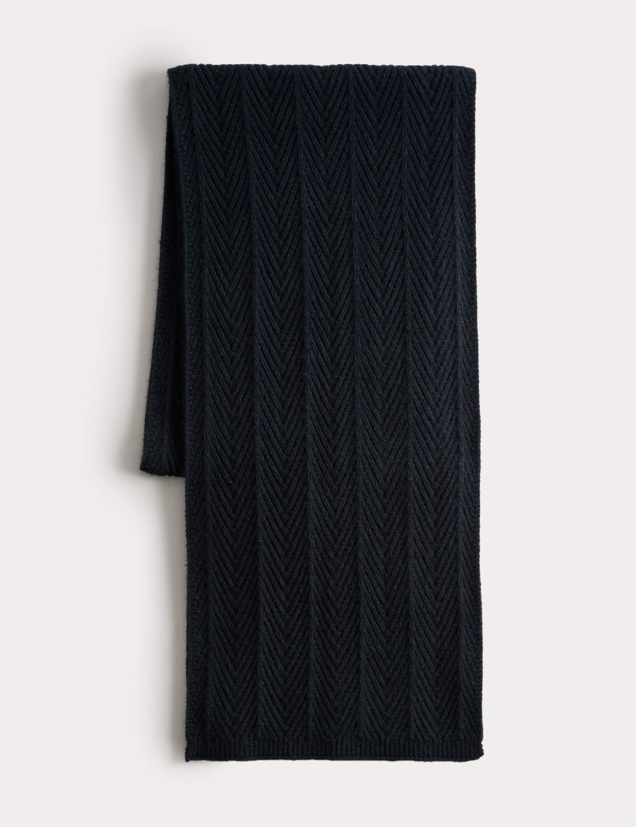 Ribbed Herringbone Scarf