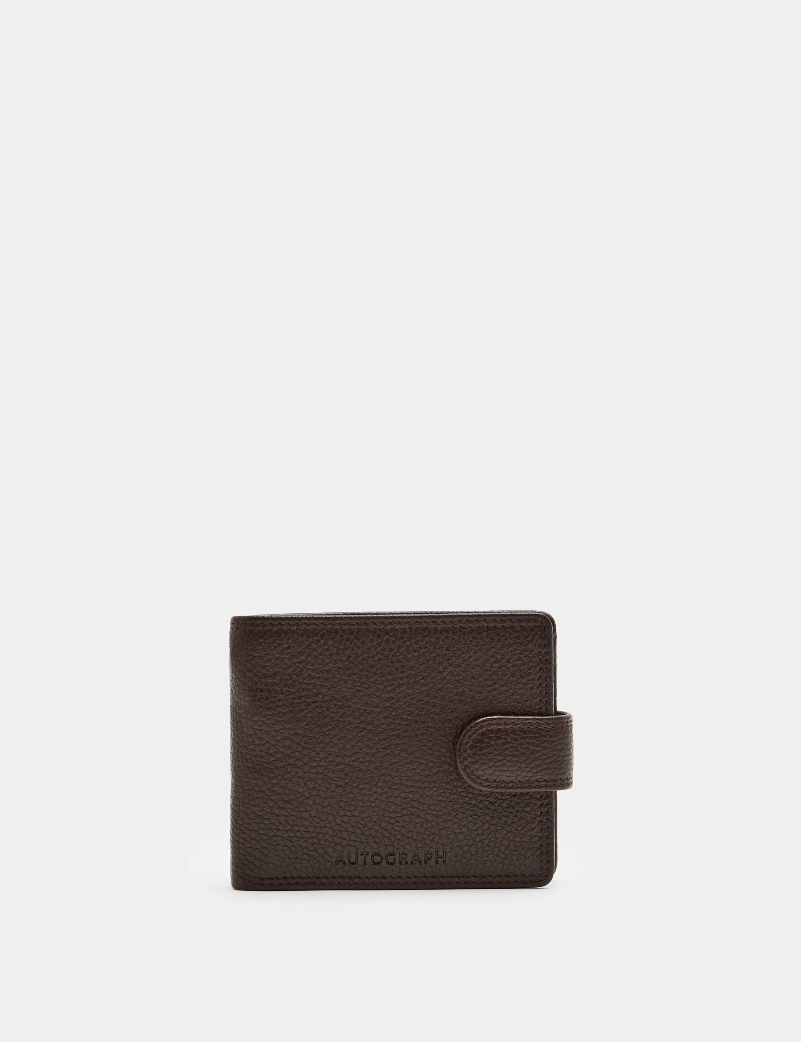 Leather Pebble Grain Bifold Wallet