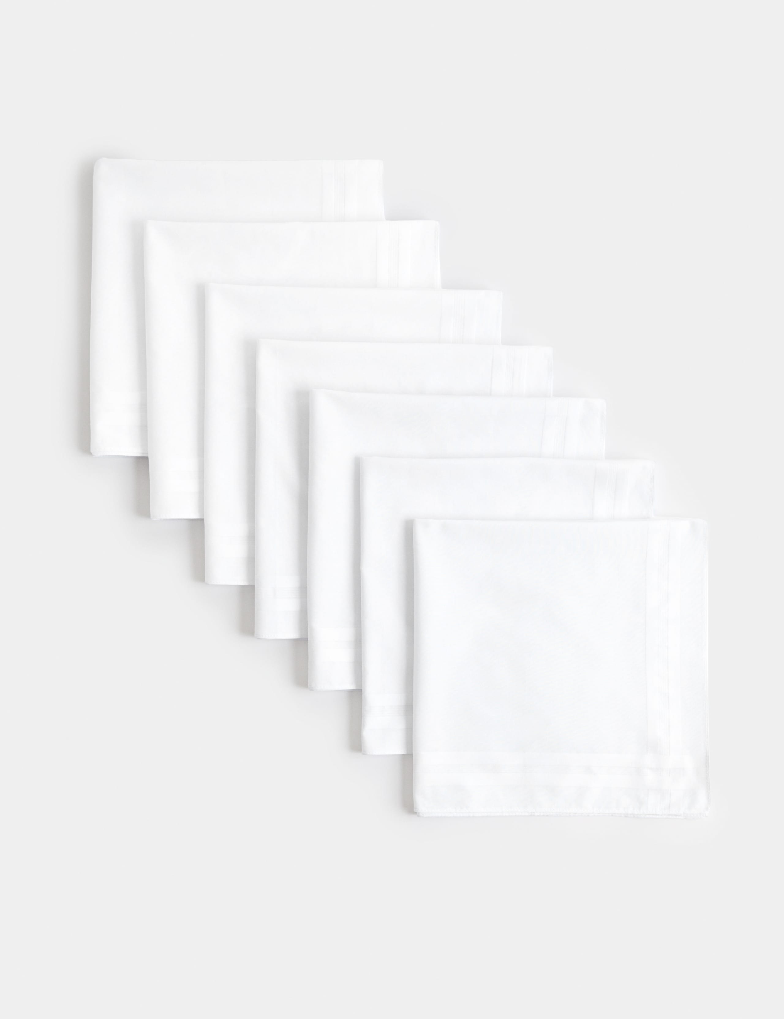 7pk Antibacterial Pure Cotton Handkerchiefs