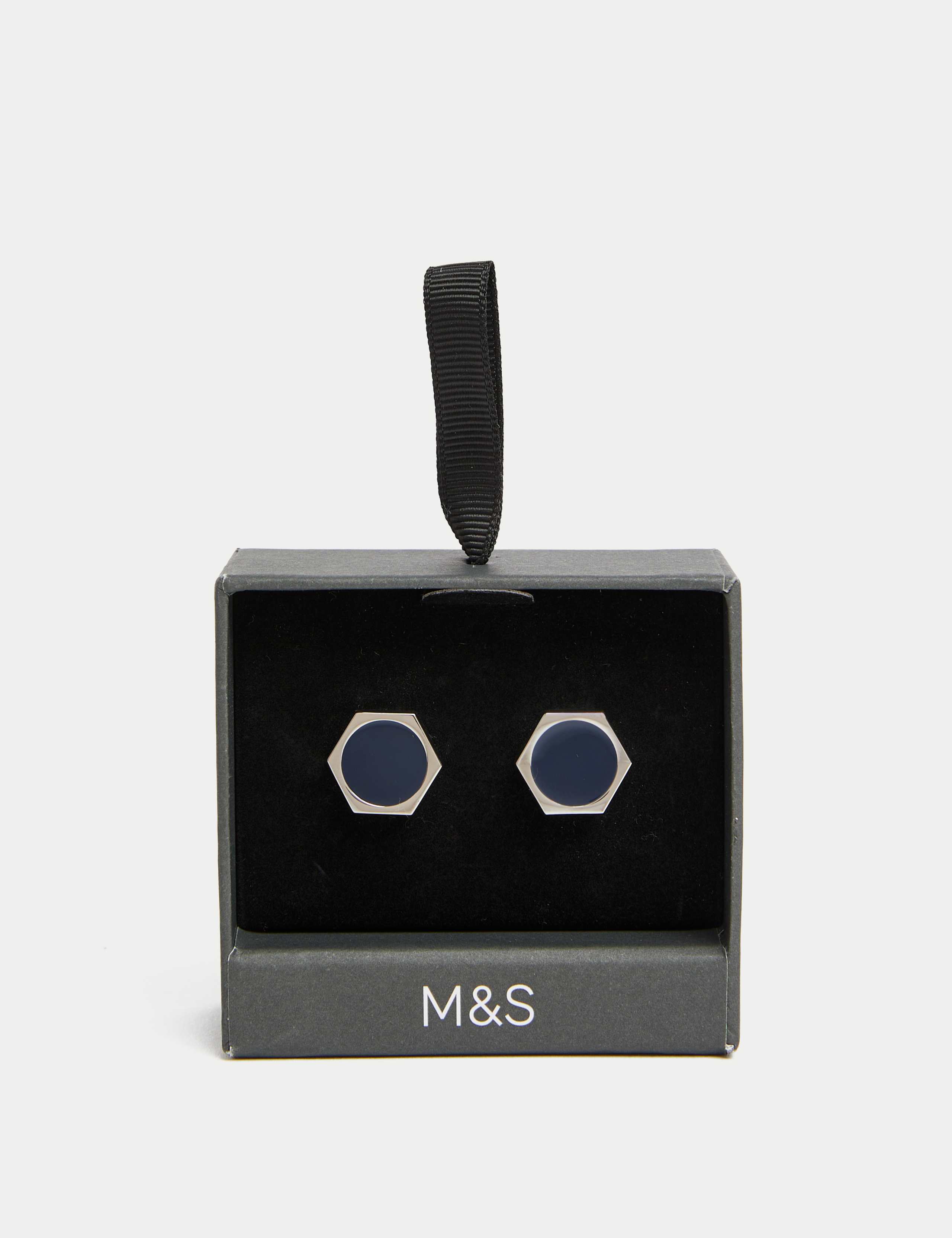 Hexagonal Cufflinks