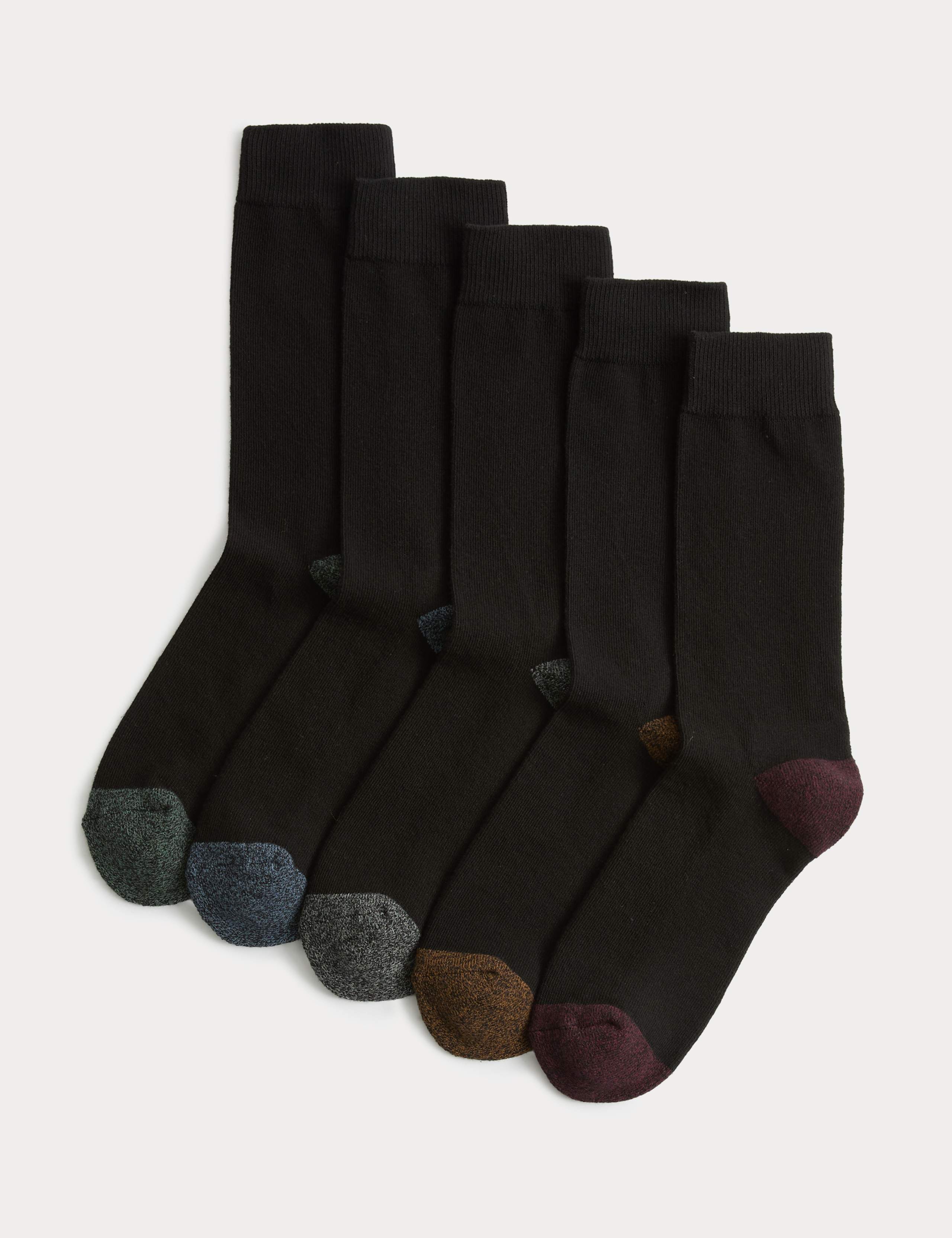5 Pack Cool & Fresh™ Cotton Rich Cushioned Socks