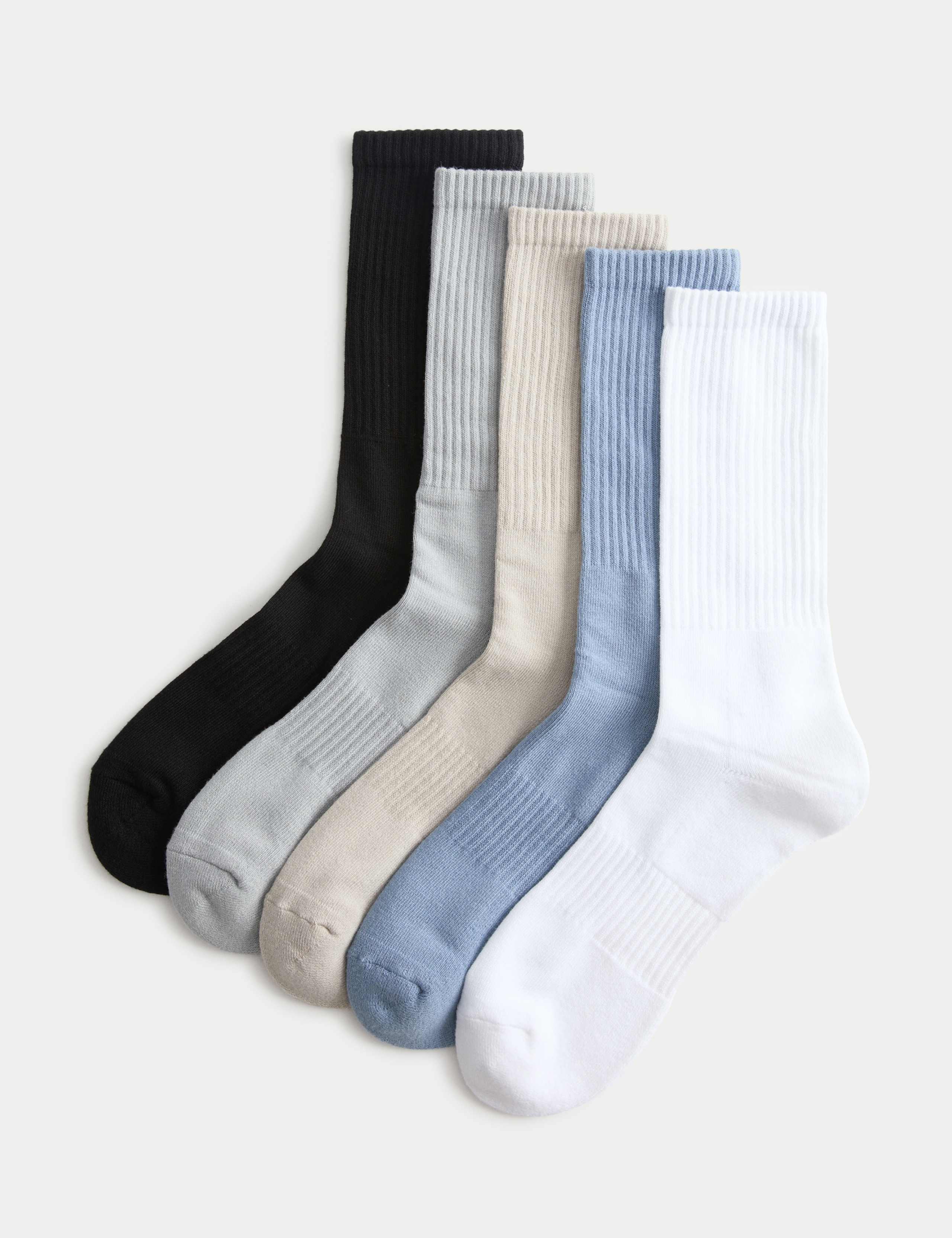 5 Pack Cool & Fresh™ Cotton Rich Sports Socks