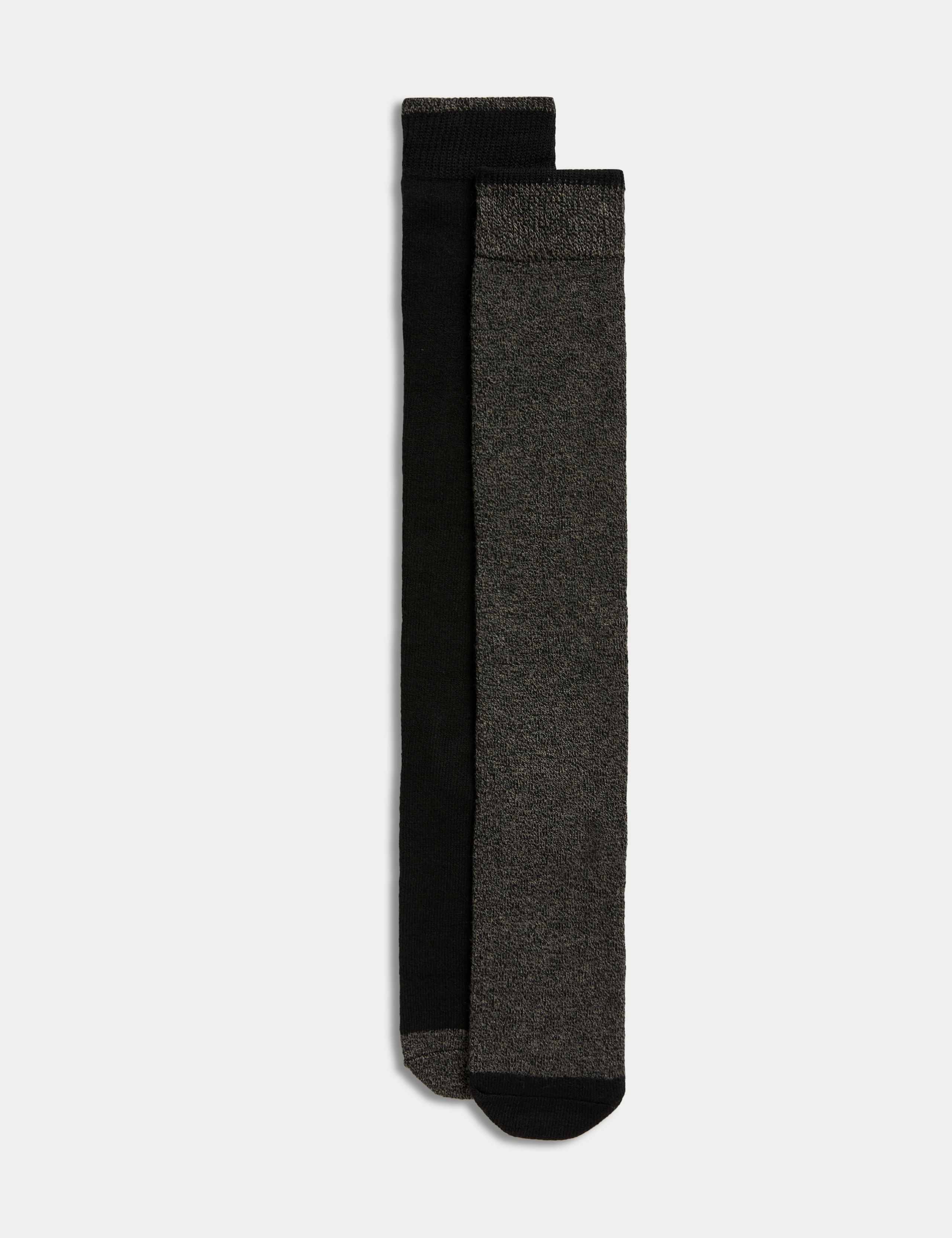 2pk Heatgen™ Maximum Warmth Longer Length Thermal Socks