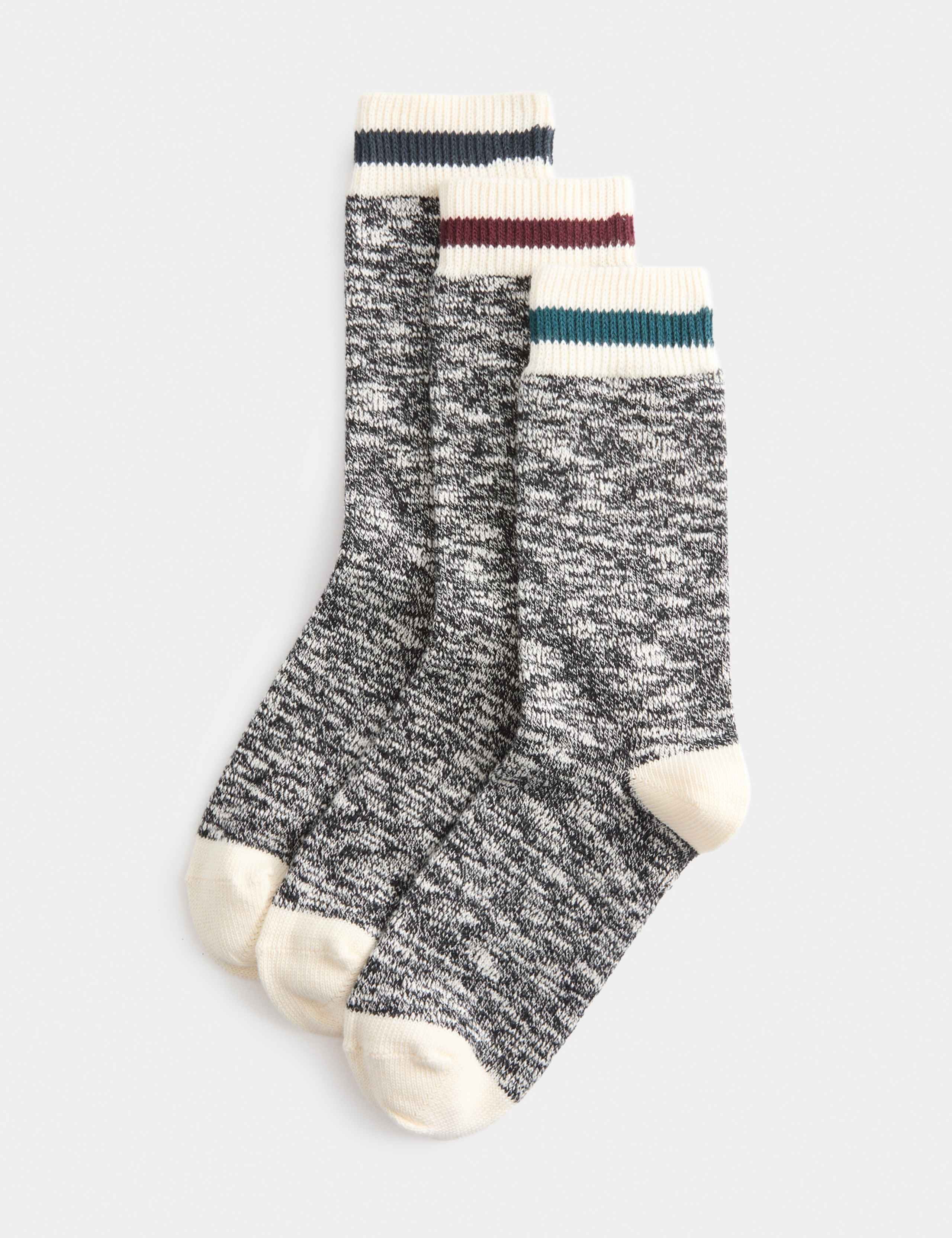 3pk Cotton Rich Socks