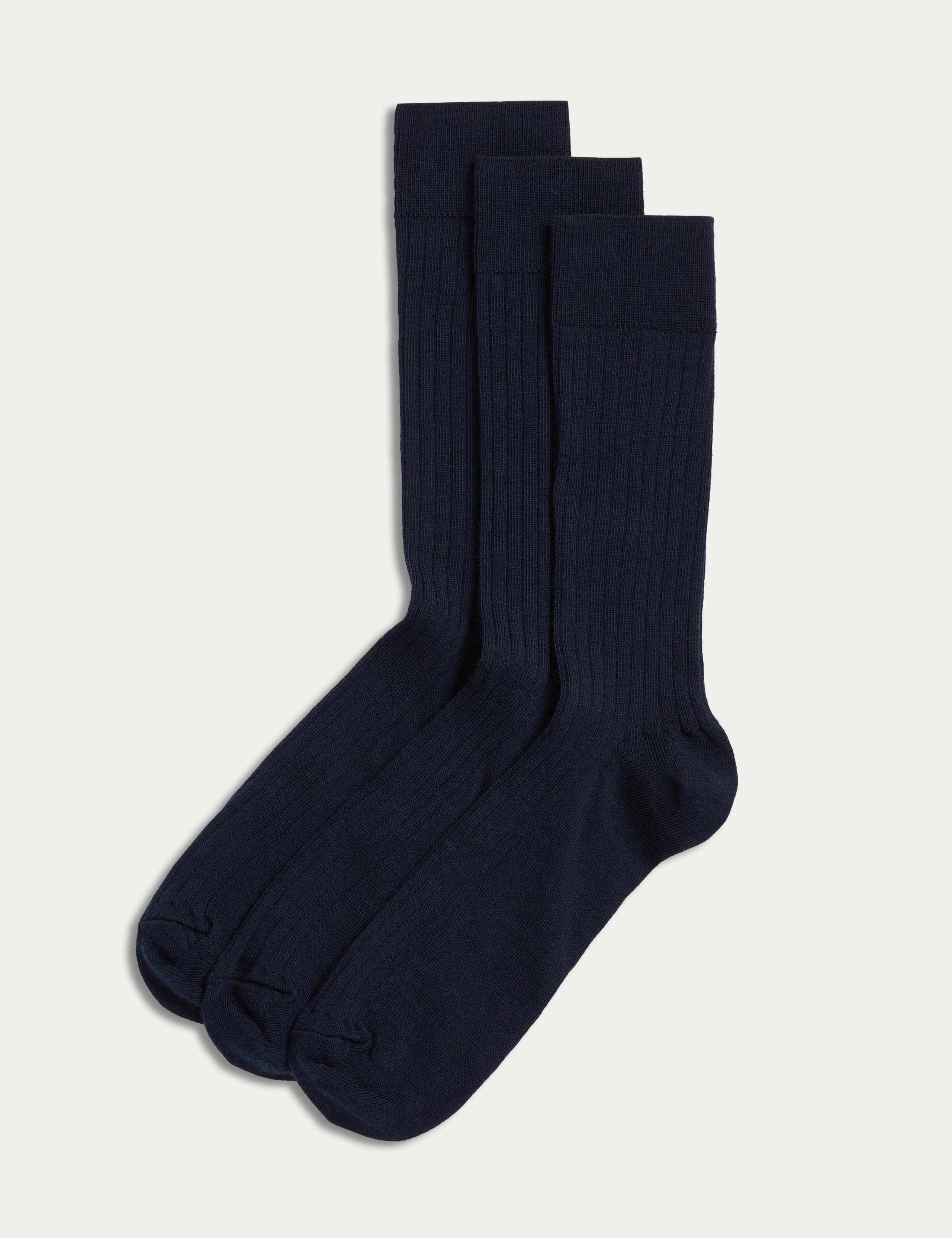 3pk Lambswool Smart Socks