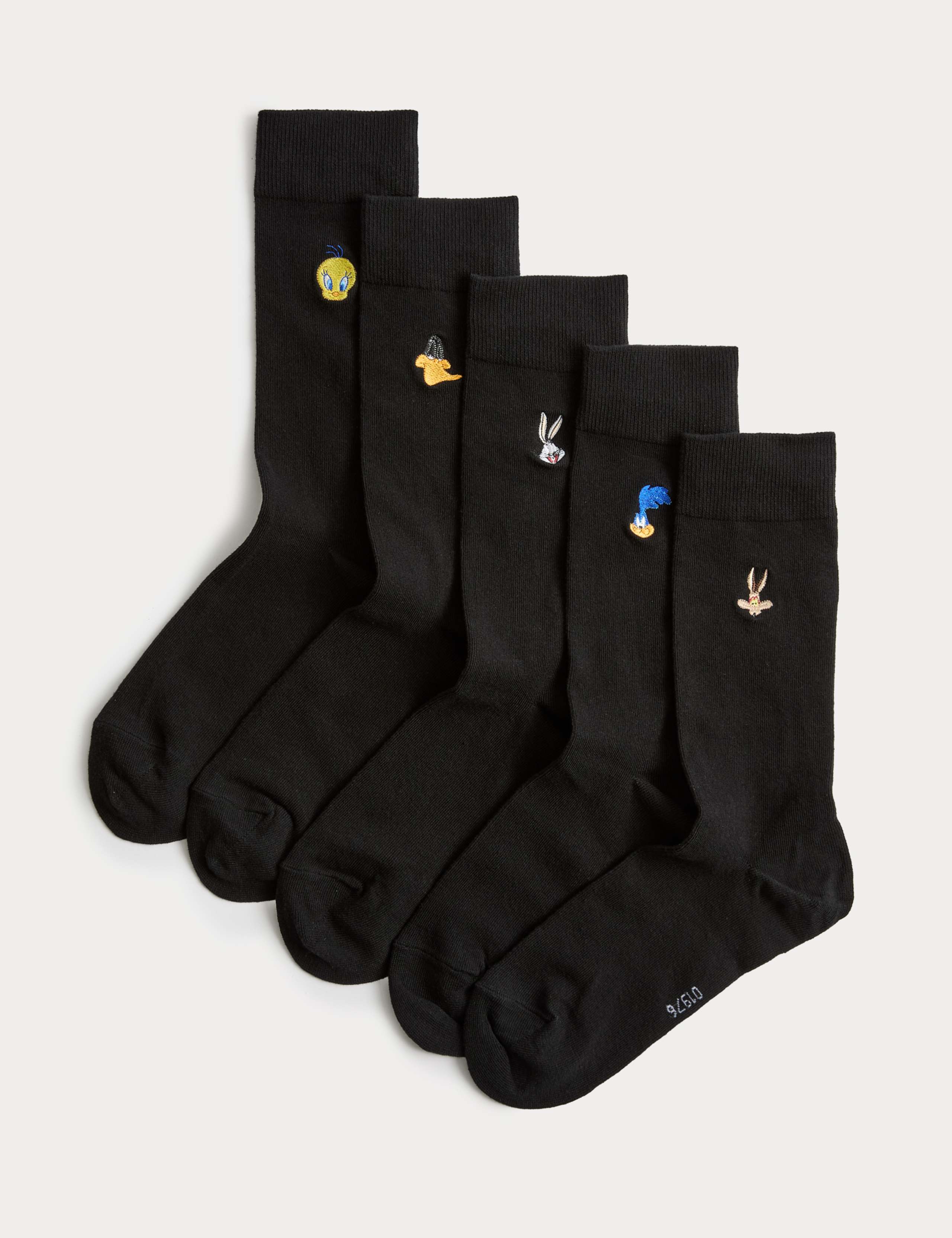 5 Pack Cotton Rich Looney Tunes™ Socks