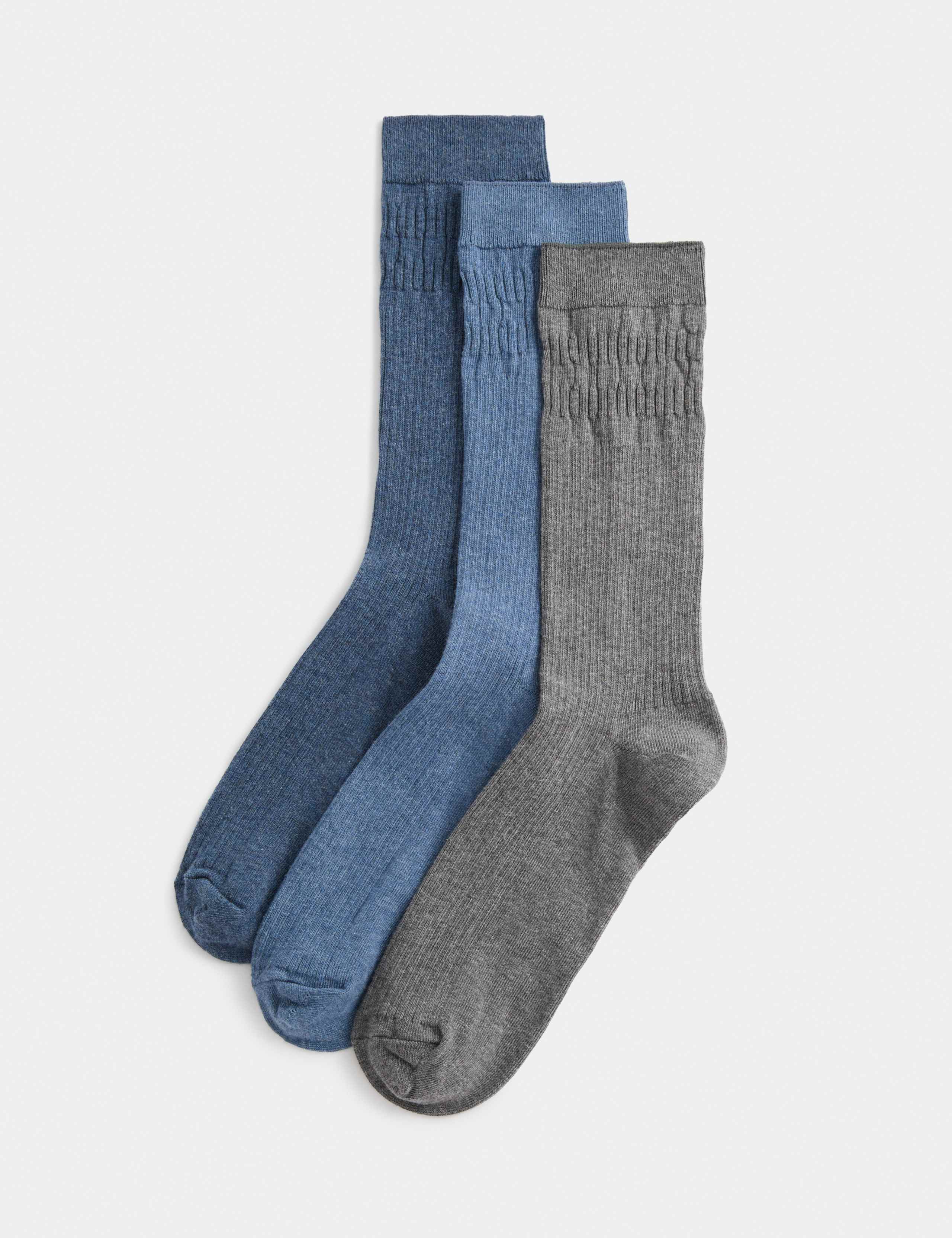 3 Pack Gentle Grip Cool & Fresh™ Socks