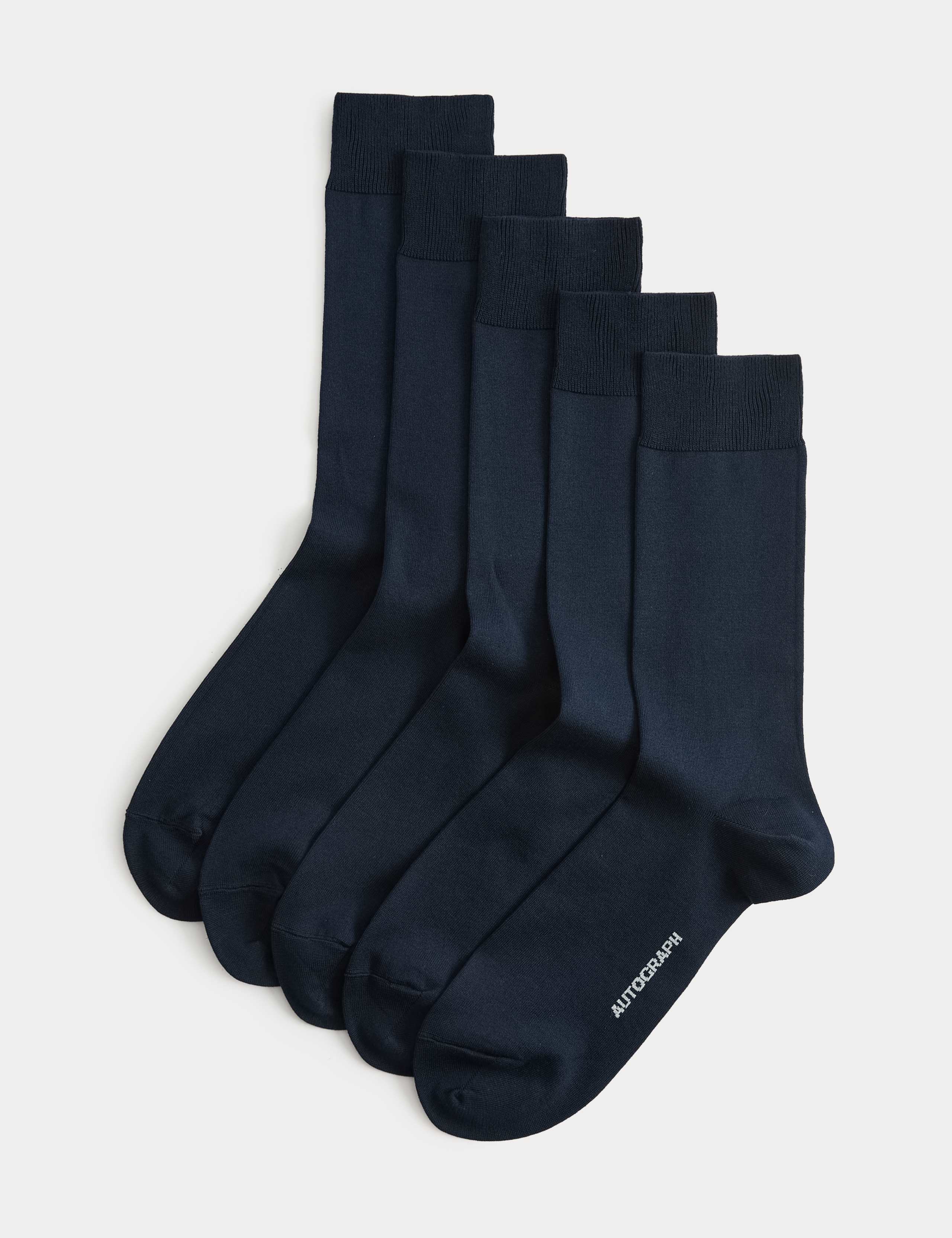 5pk Egyptian Cotton Rich Socks