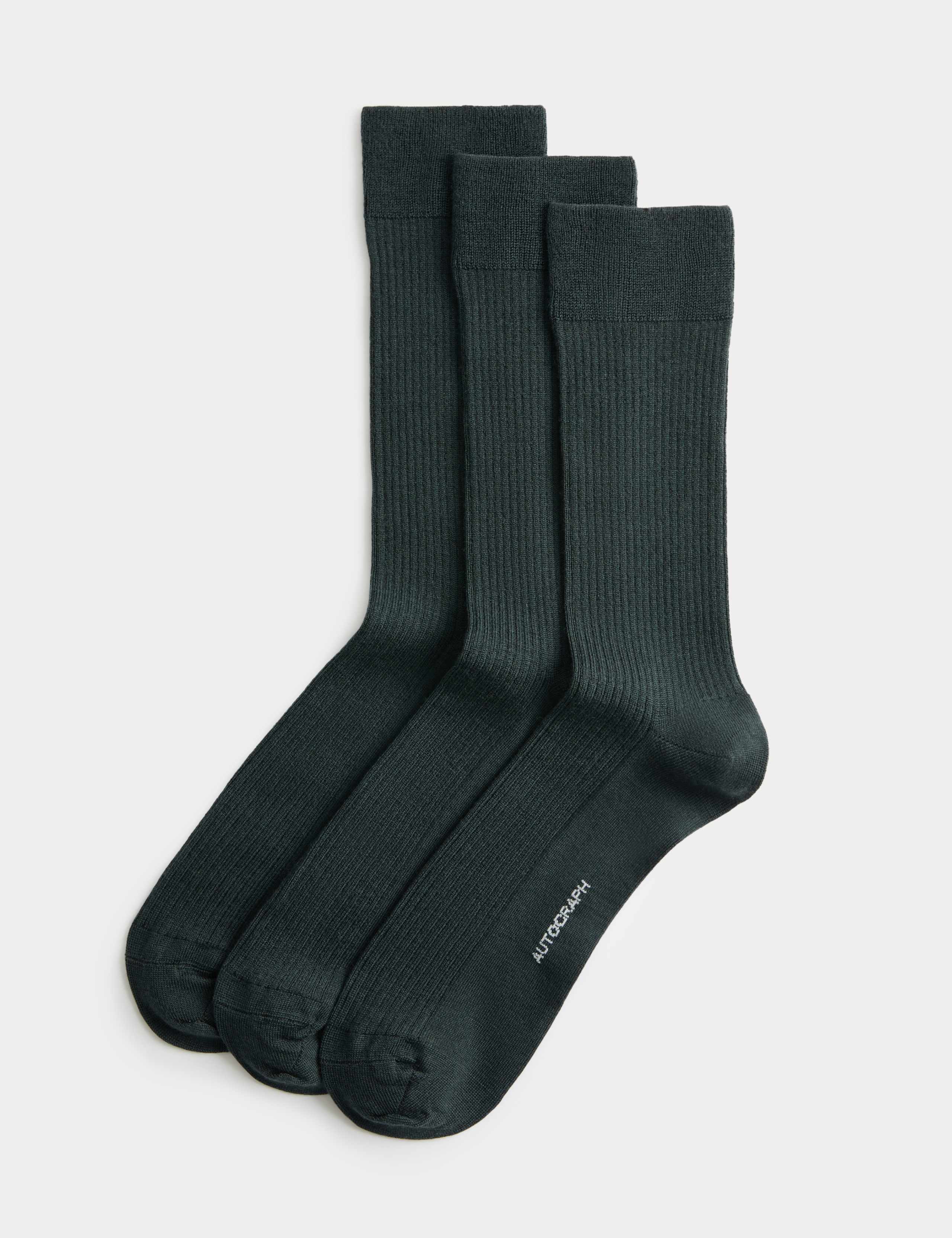 3pk Merino Wool Rich Socks