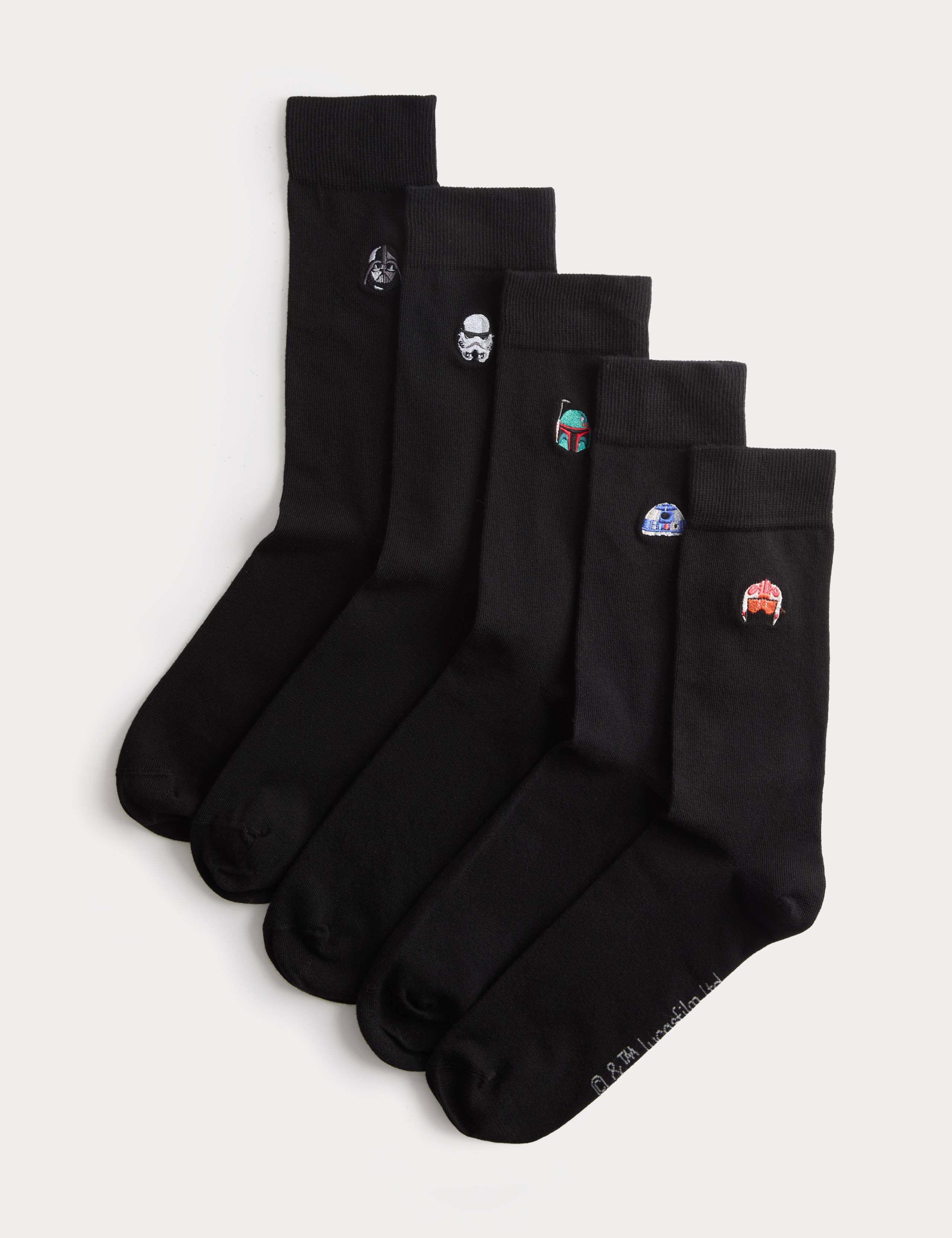 5pk Cool & Fresh™ Star Wars Cotton Rich Socks