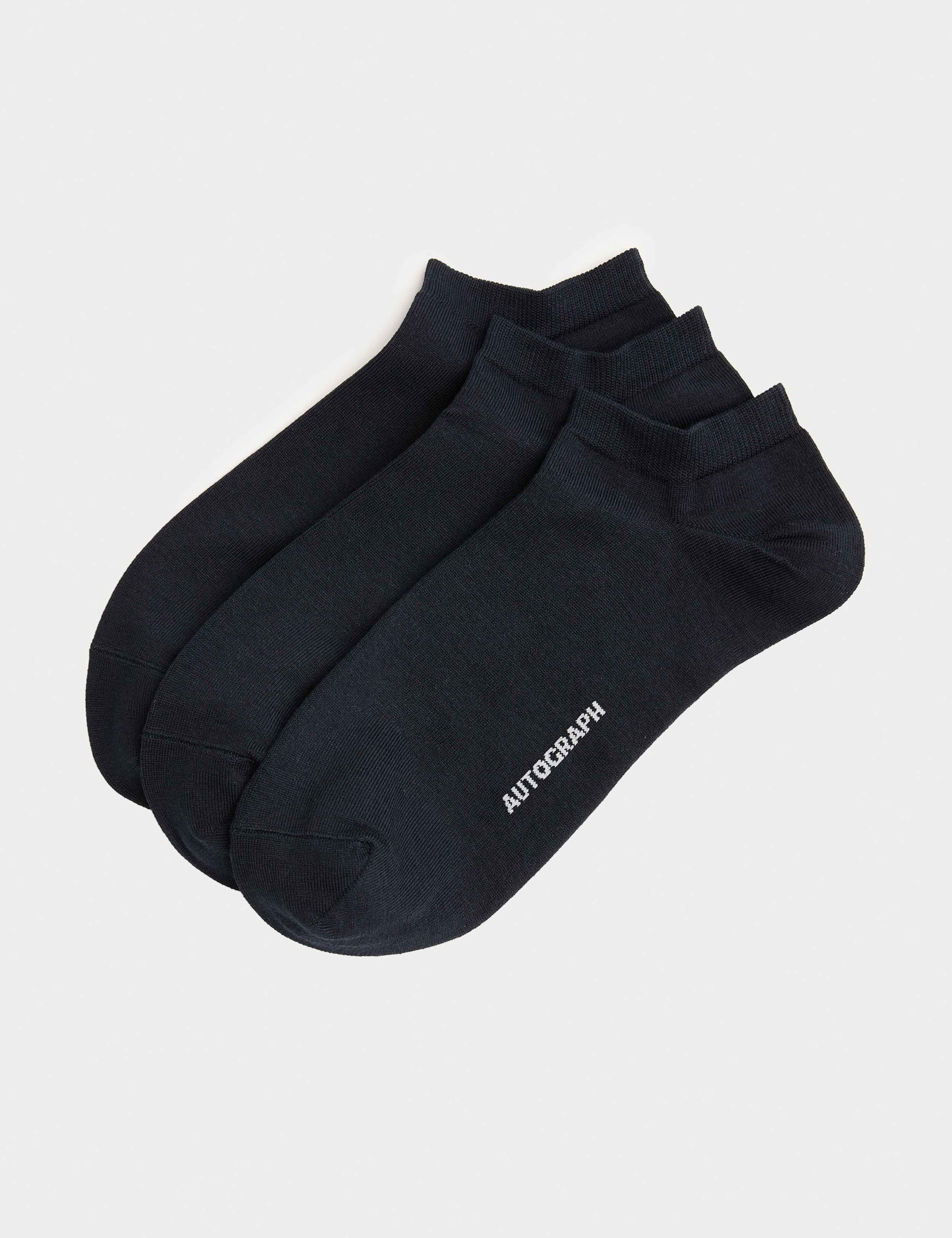 3 Pack Egyptian Cotton Rich Invisible Trainer Liners™