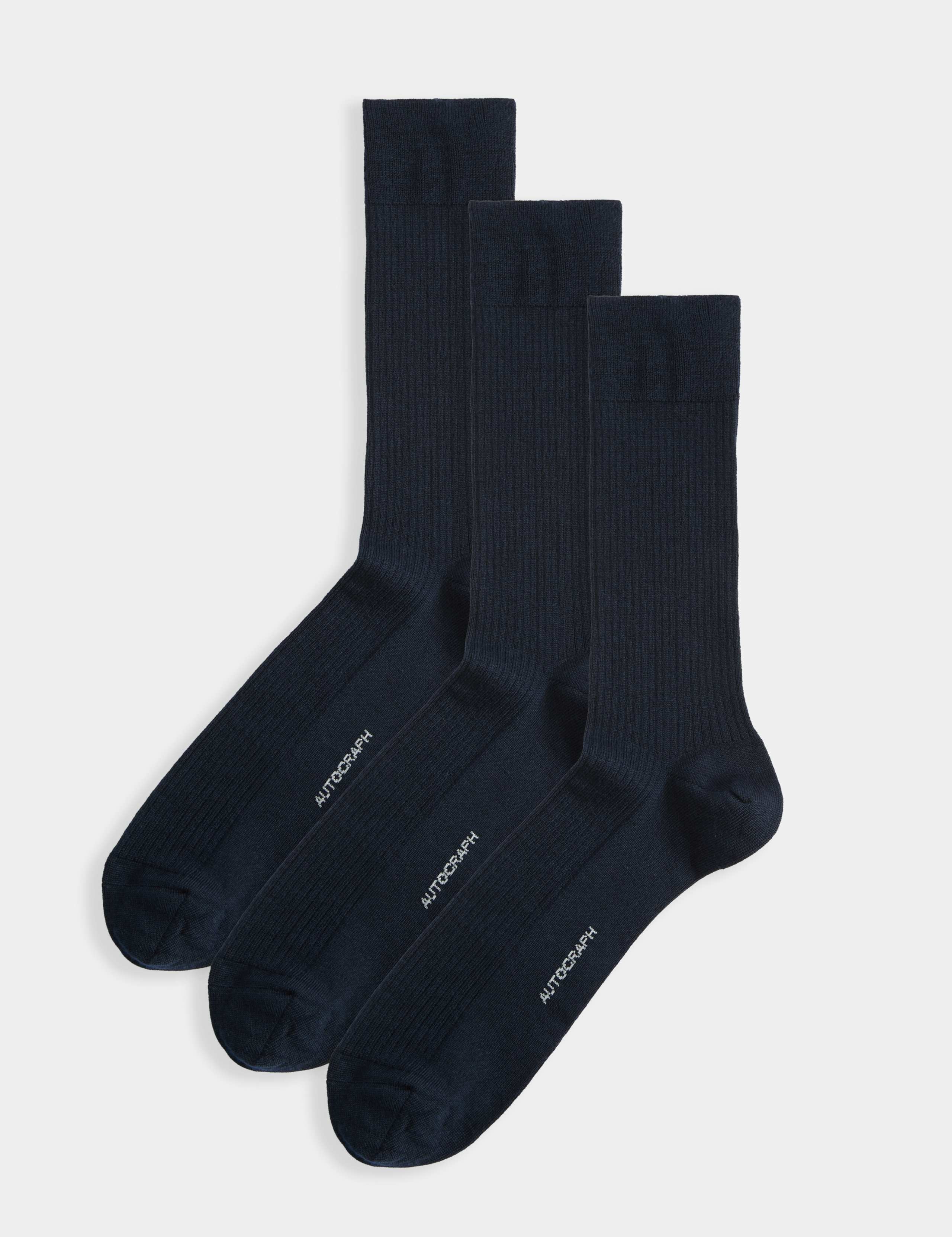 3pk Cashmere Blend Socks