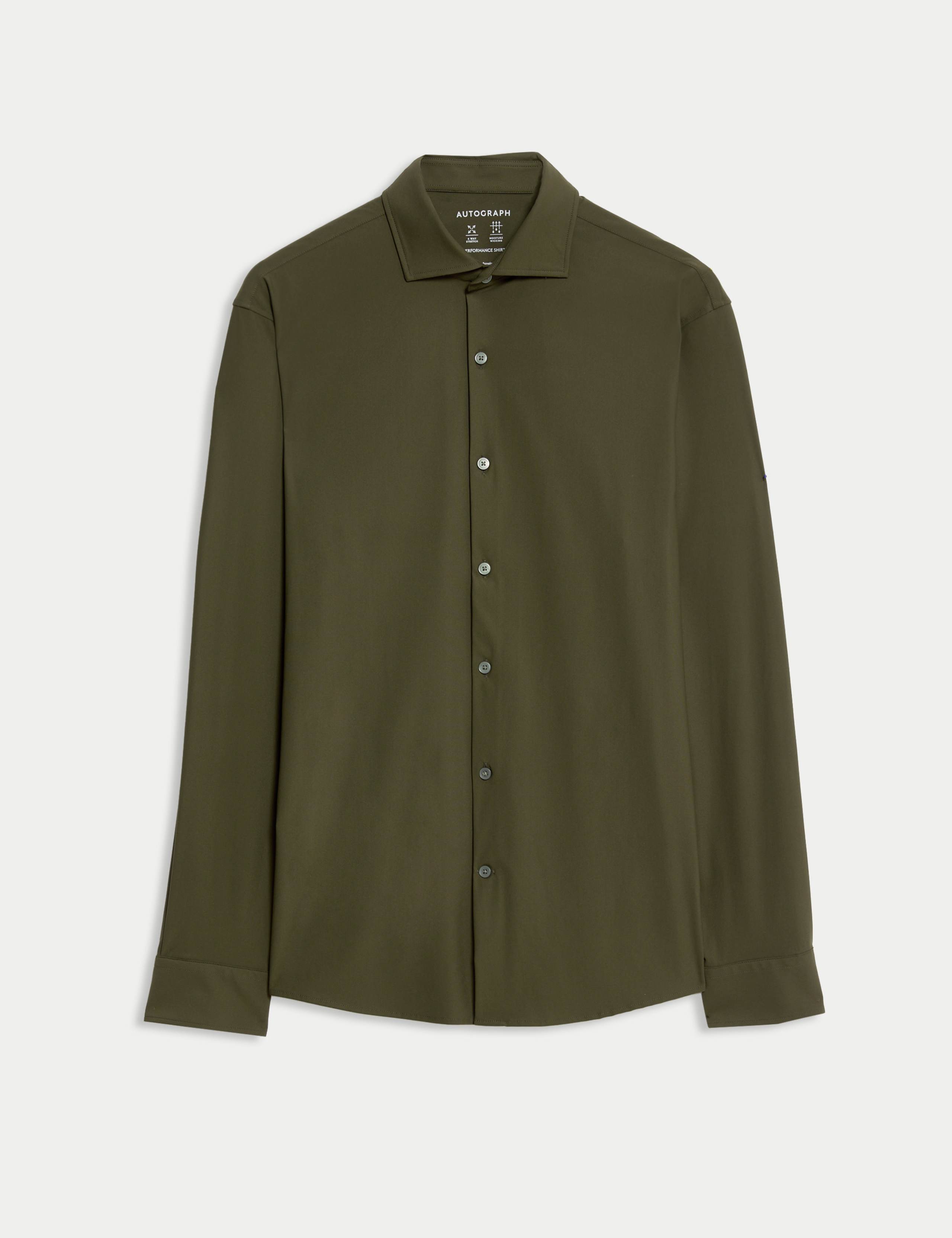 Tailored Fit Stretch Performance Shirt