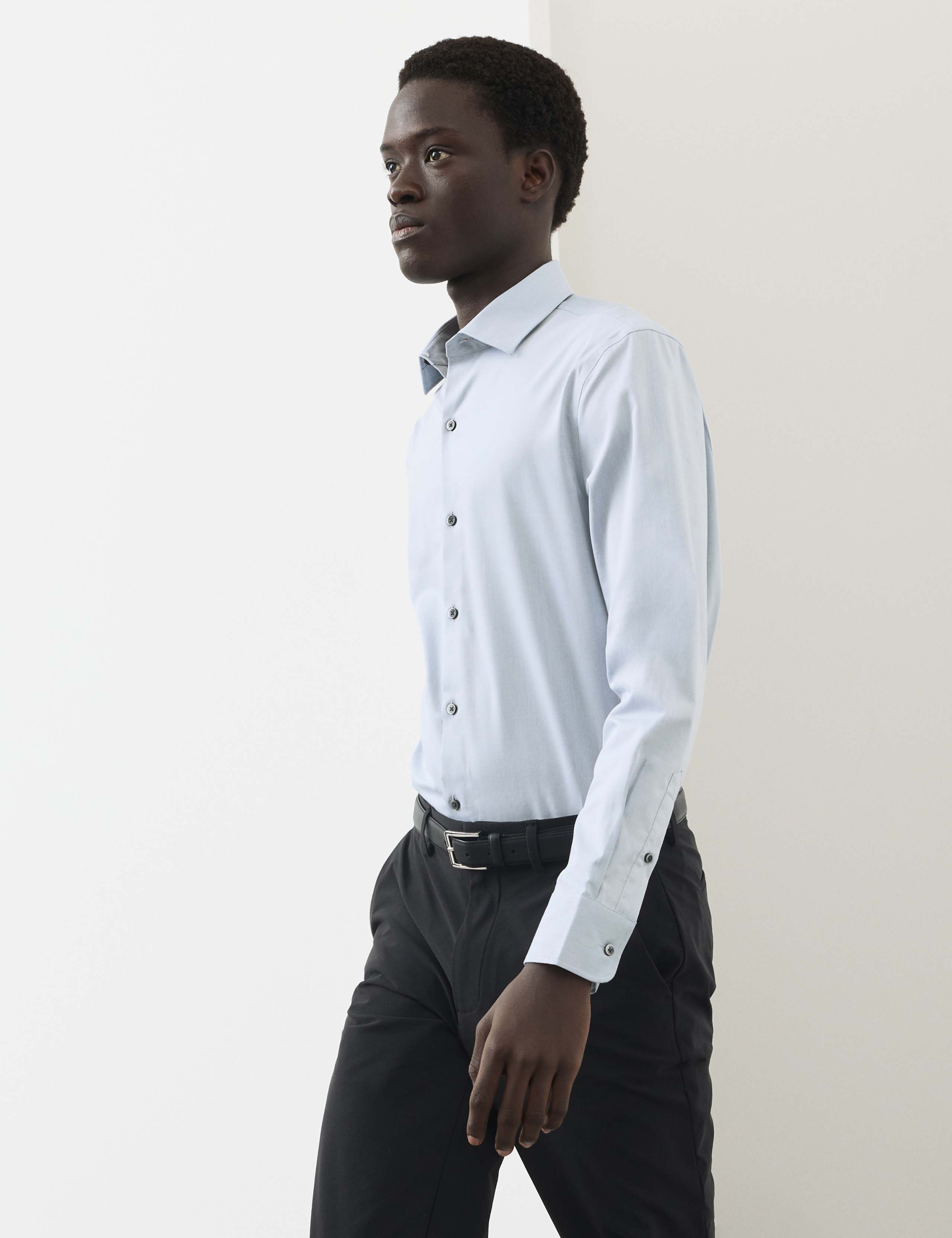 Slim Fit Cotton Rich Dress Shirt