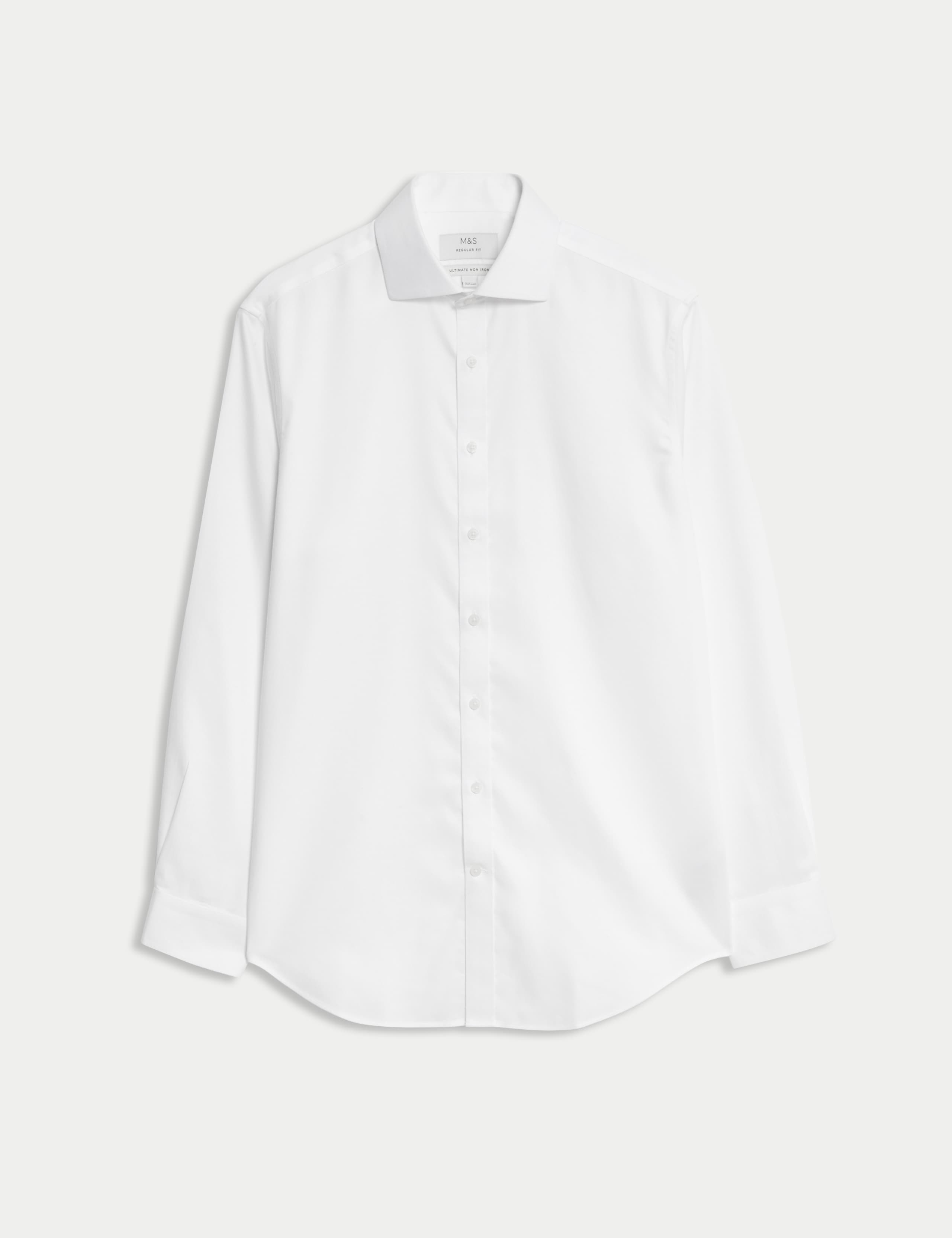 Regular Fit Ultimate Non Iron Cotton Textured Shirt